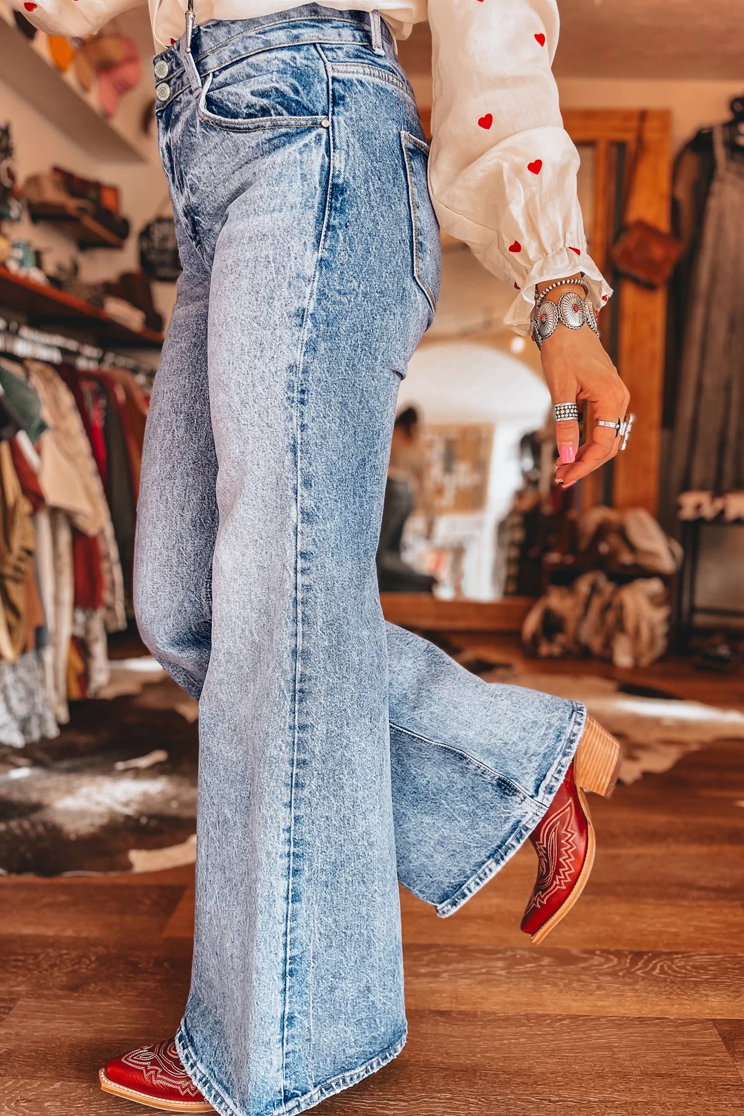 The Blue Ridge Flare Jeans - for Women