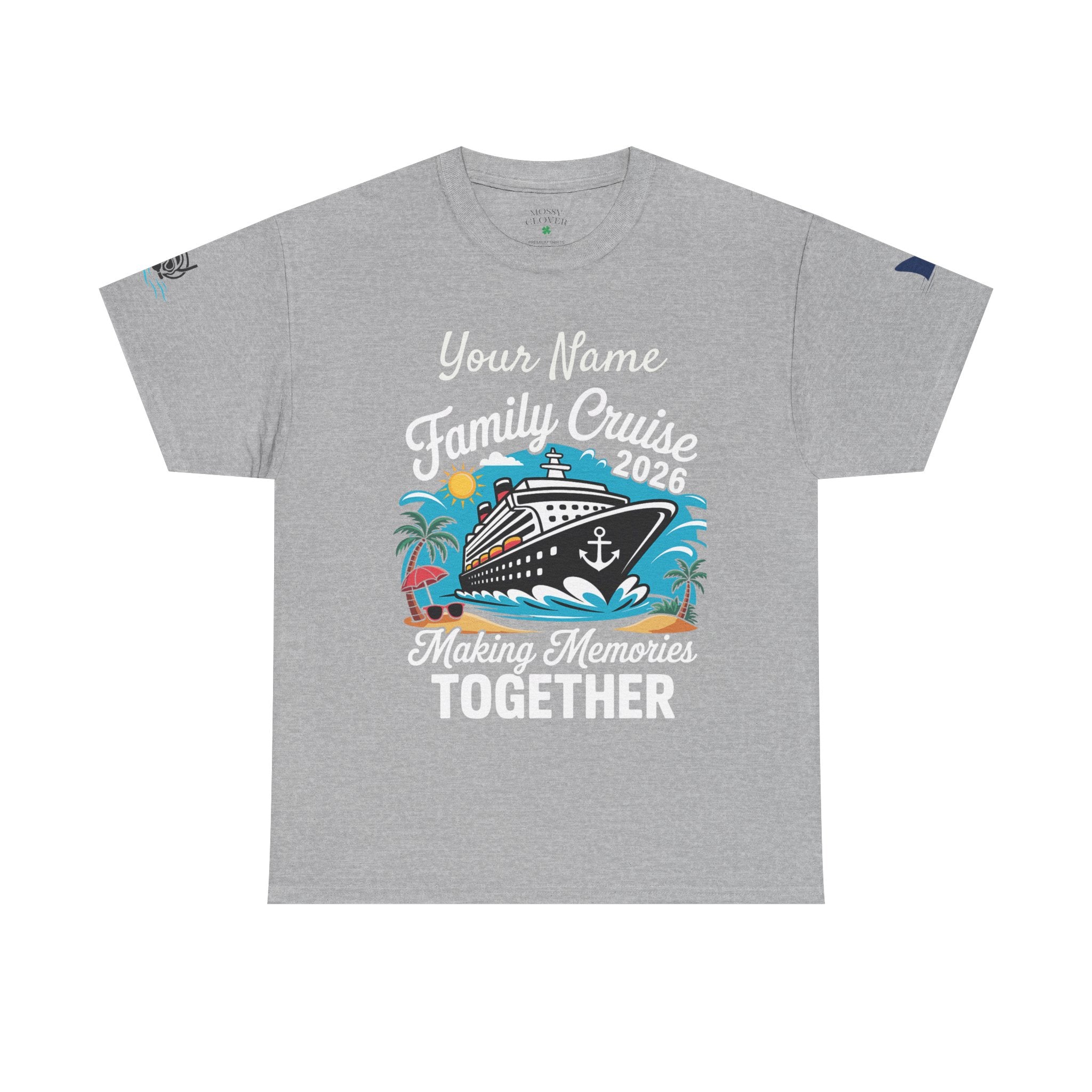 Family Cruise T‑Shirt — Customizable 'Making Memories Together' Cruise Vacation Tee