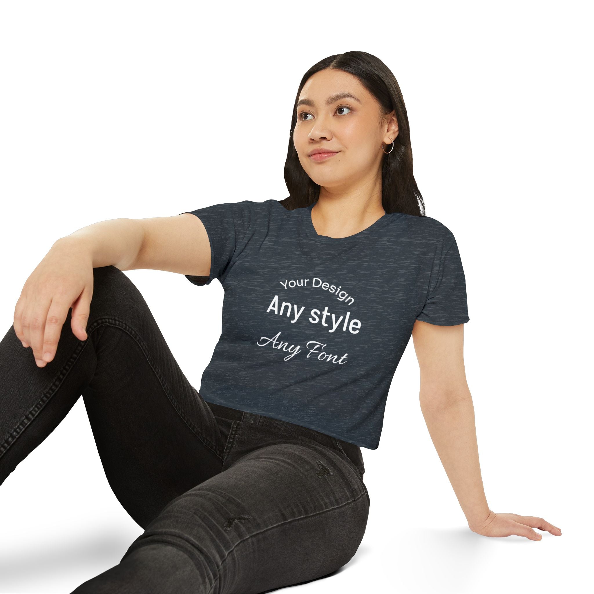 Women's Festival Crop Top — Customizable Graphic Crop Tee