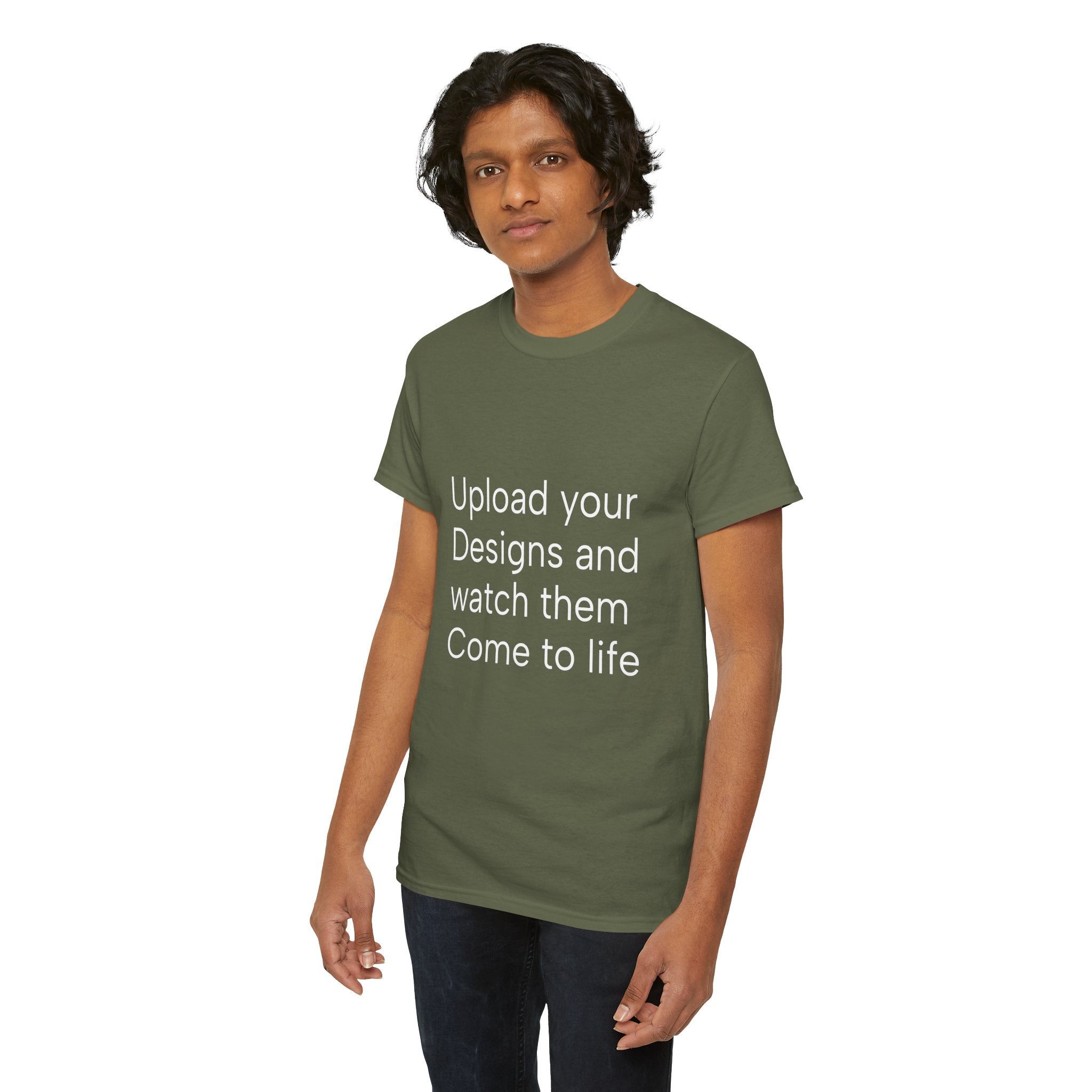 Customizable T‑Shirt – "Upload Your Designs and Watch Them Come to Life"