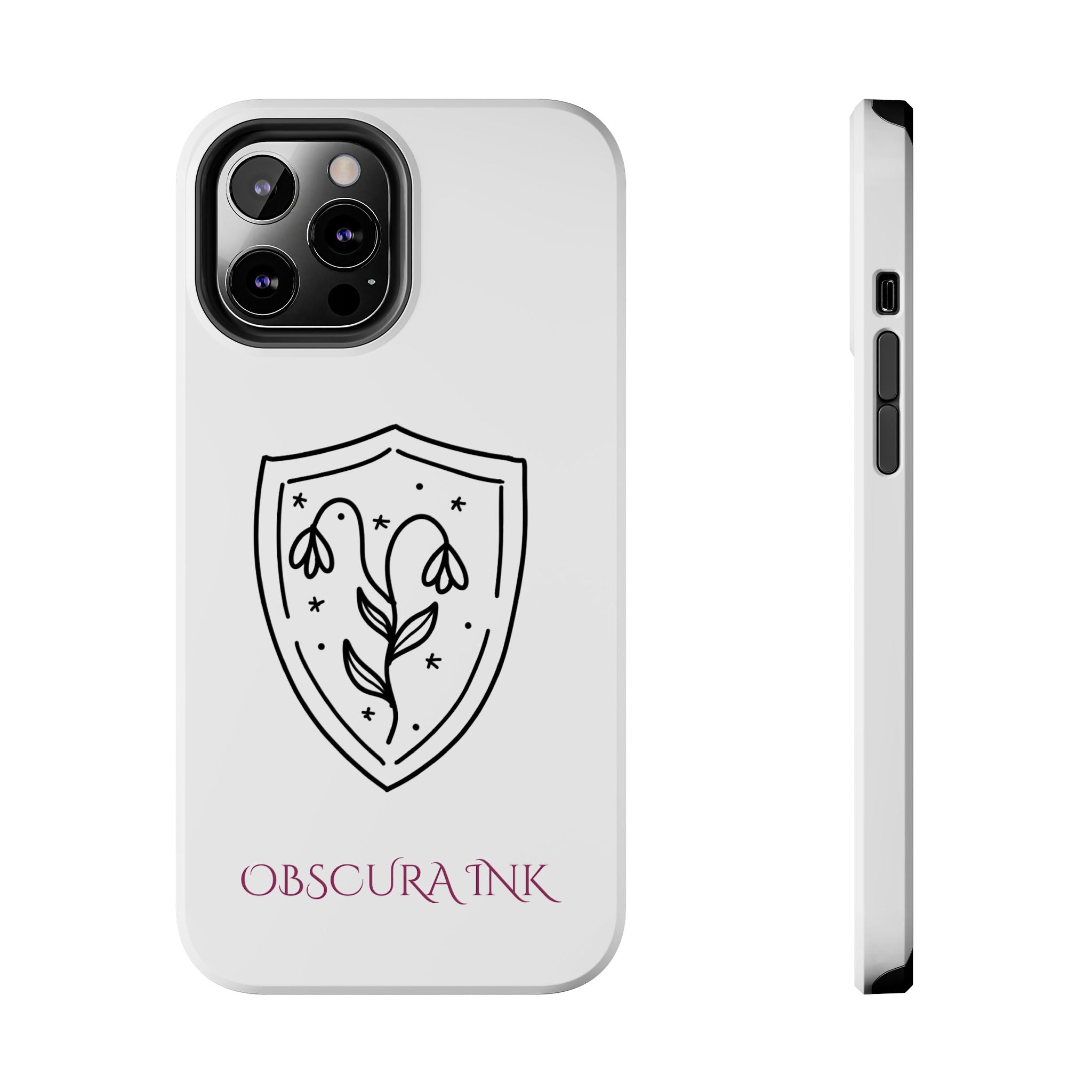 Tough Phone Case — Obscura Ink Shield Design