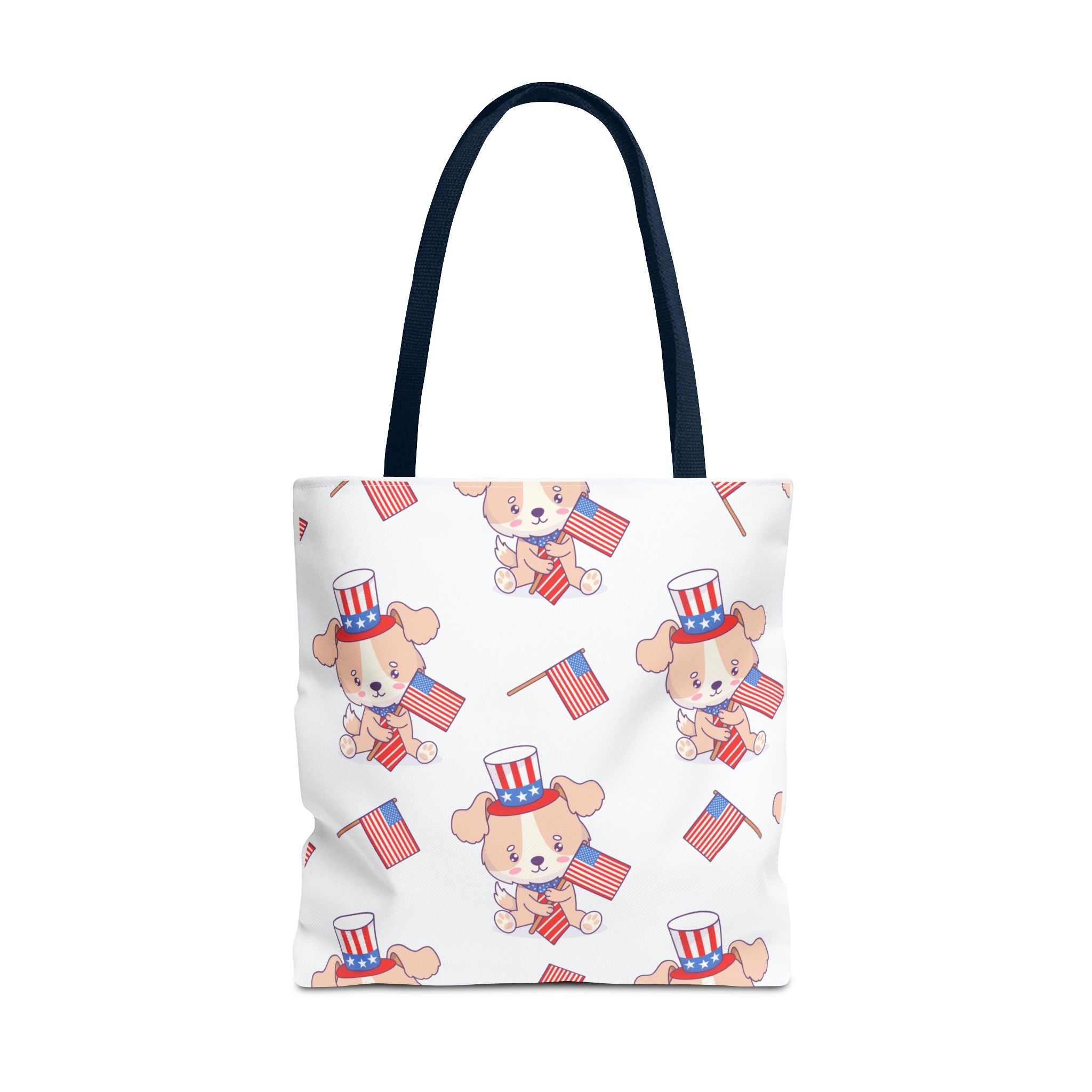 Patriotic Tote Bag - American Flag Eagle Design | Proud Made in America Tote