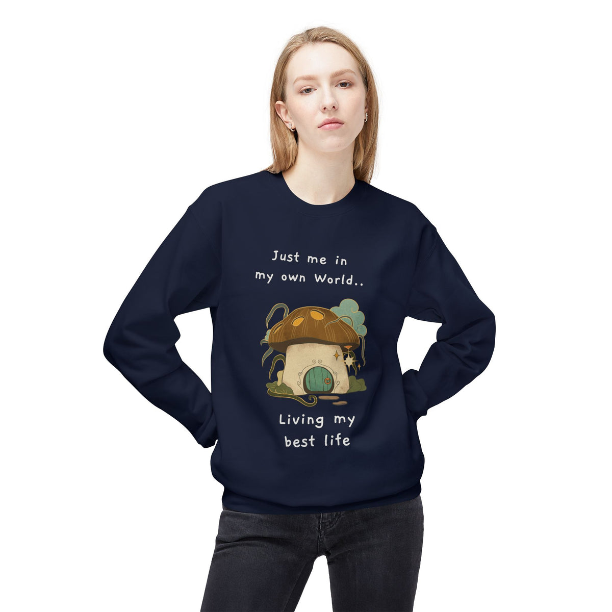 Cozy Mushroom House Sweatshirt — Crewneck