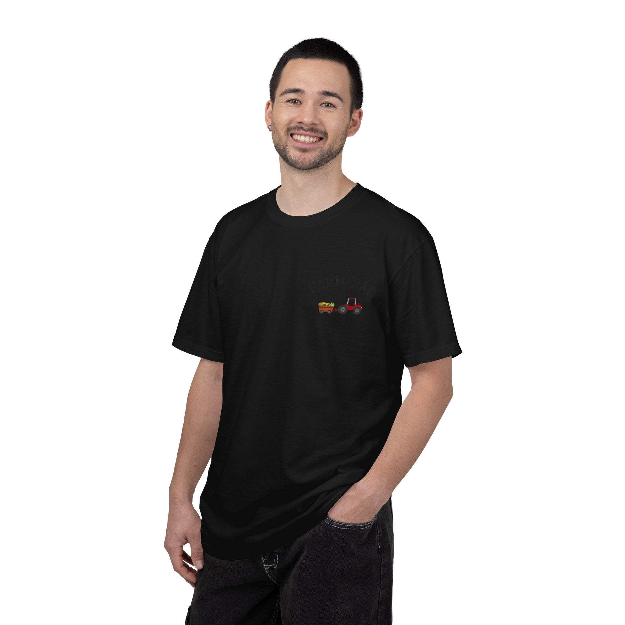 Farmer Dad T-Shirt — Rustic Farm Animals Graphic Tee