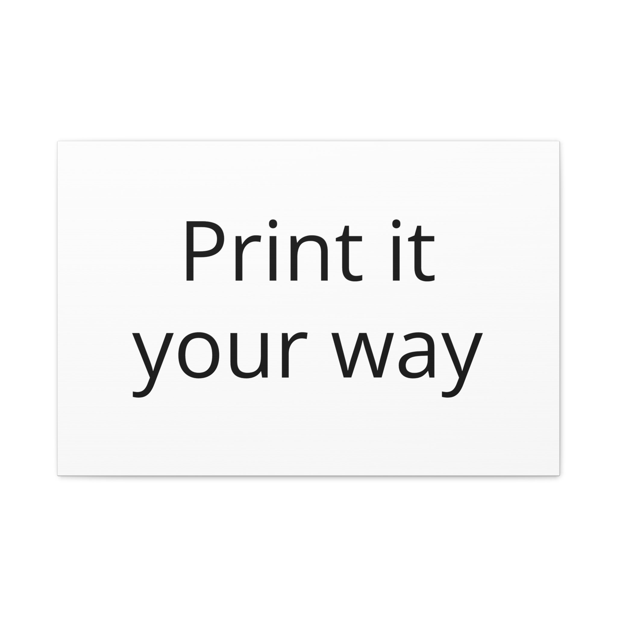 Matte Canvas, Stretched, 1.25"