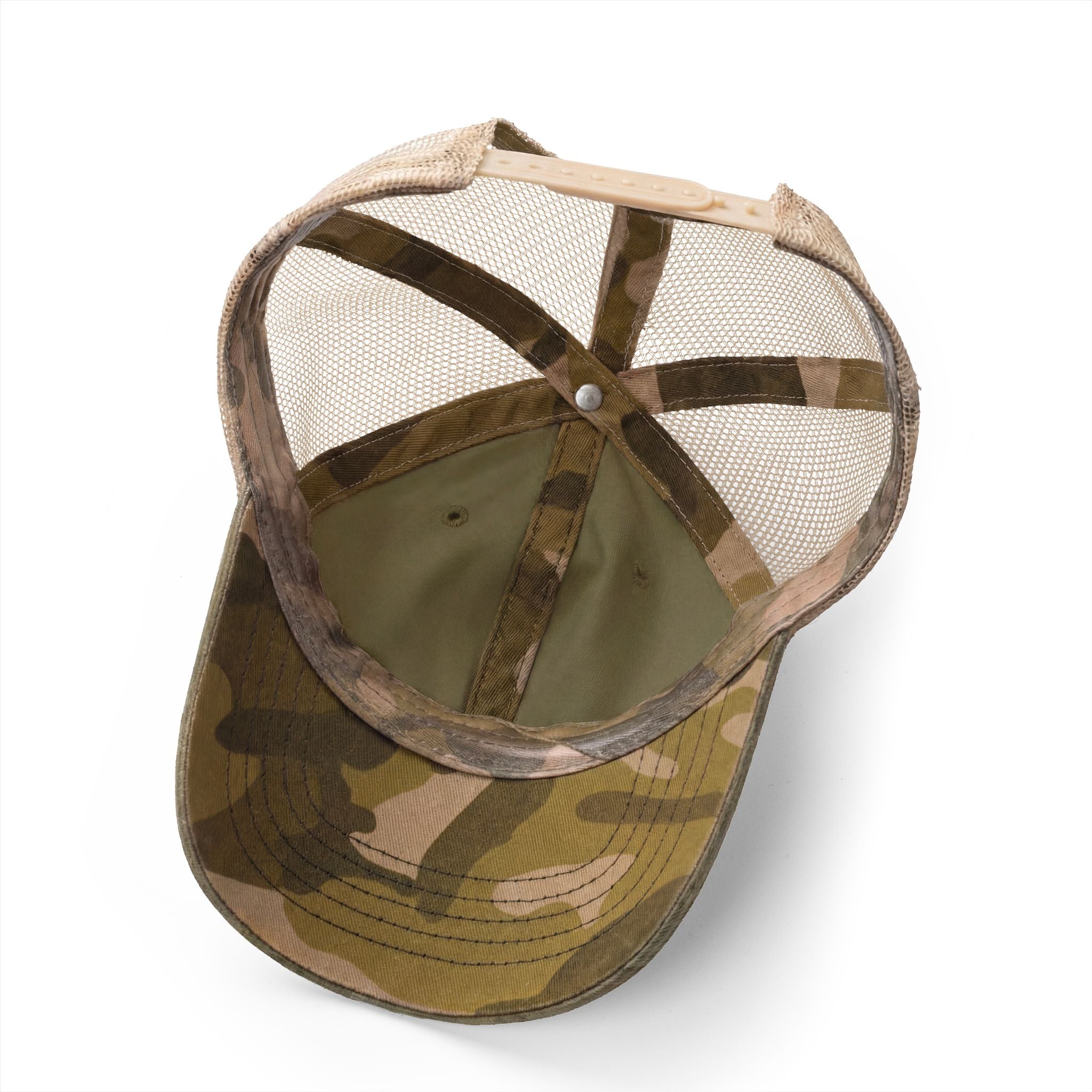 Women's Washed Mesh-Back Cap - Mama Bear
