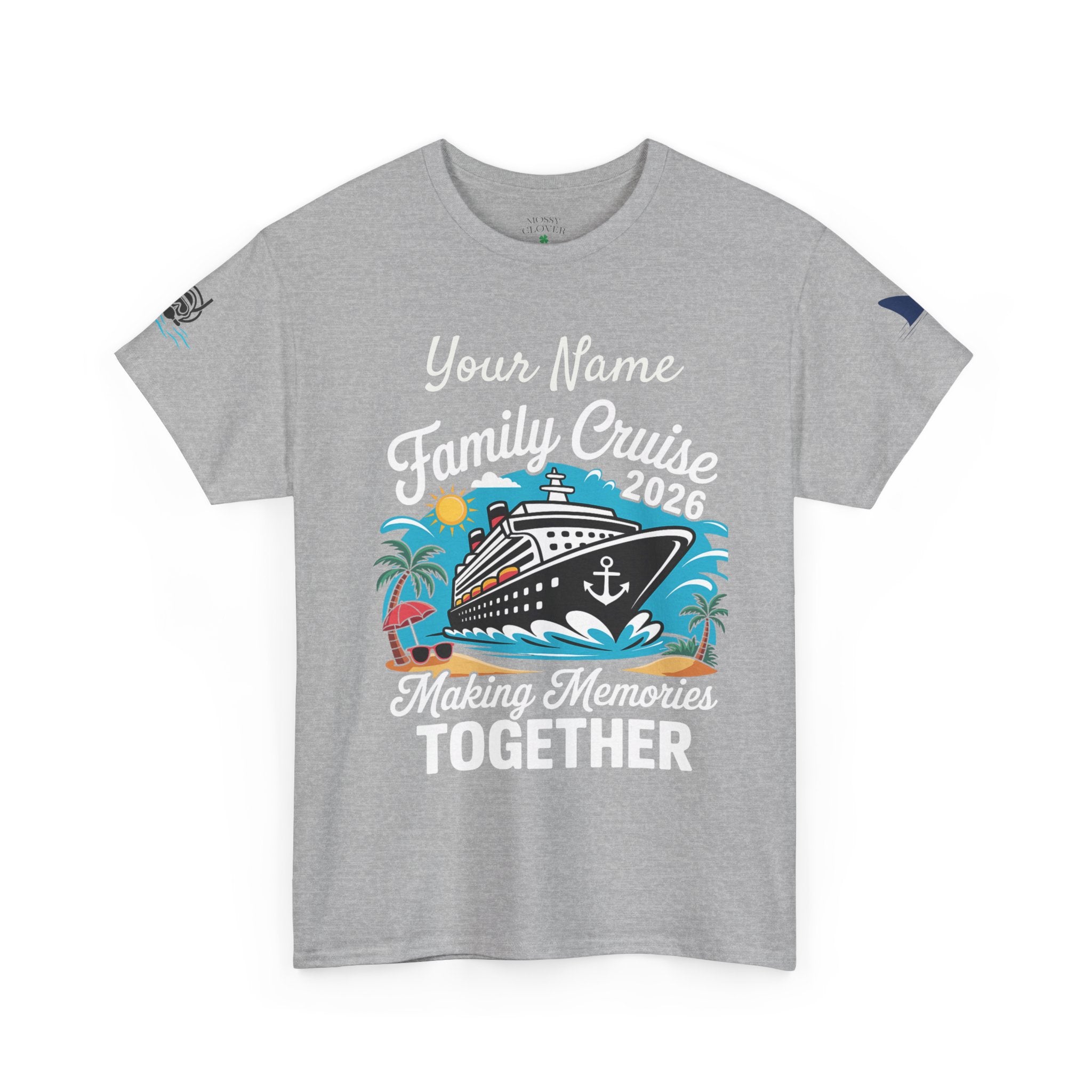 Family Cruise T‑Shirt — Customizable 'Making Memories Together' Cruise Vacation Tee