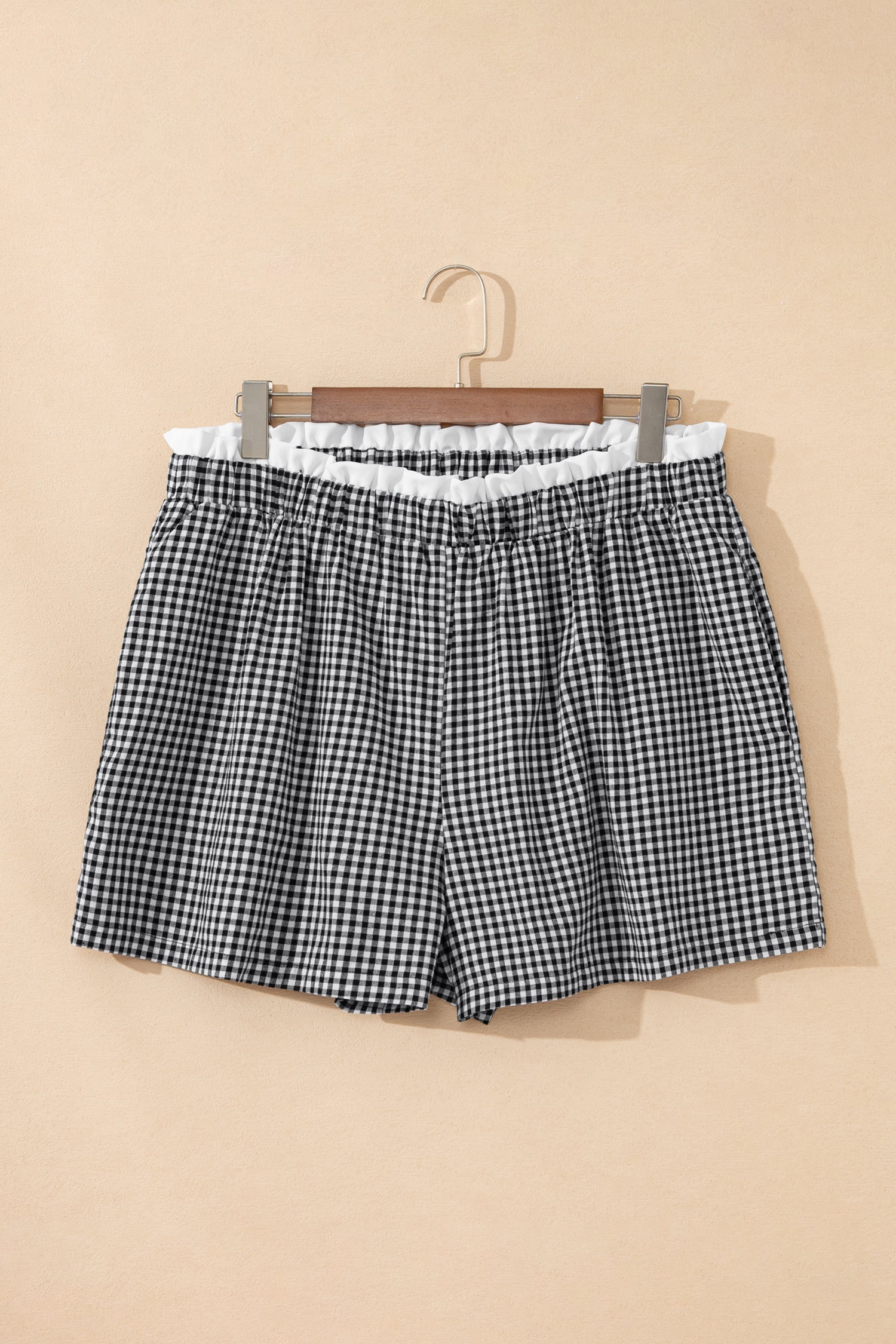 Ruffle up ~ Gingham Shorts