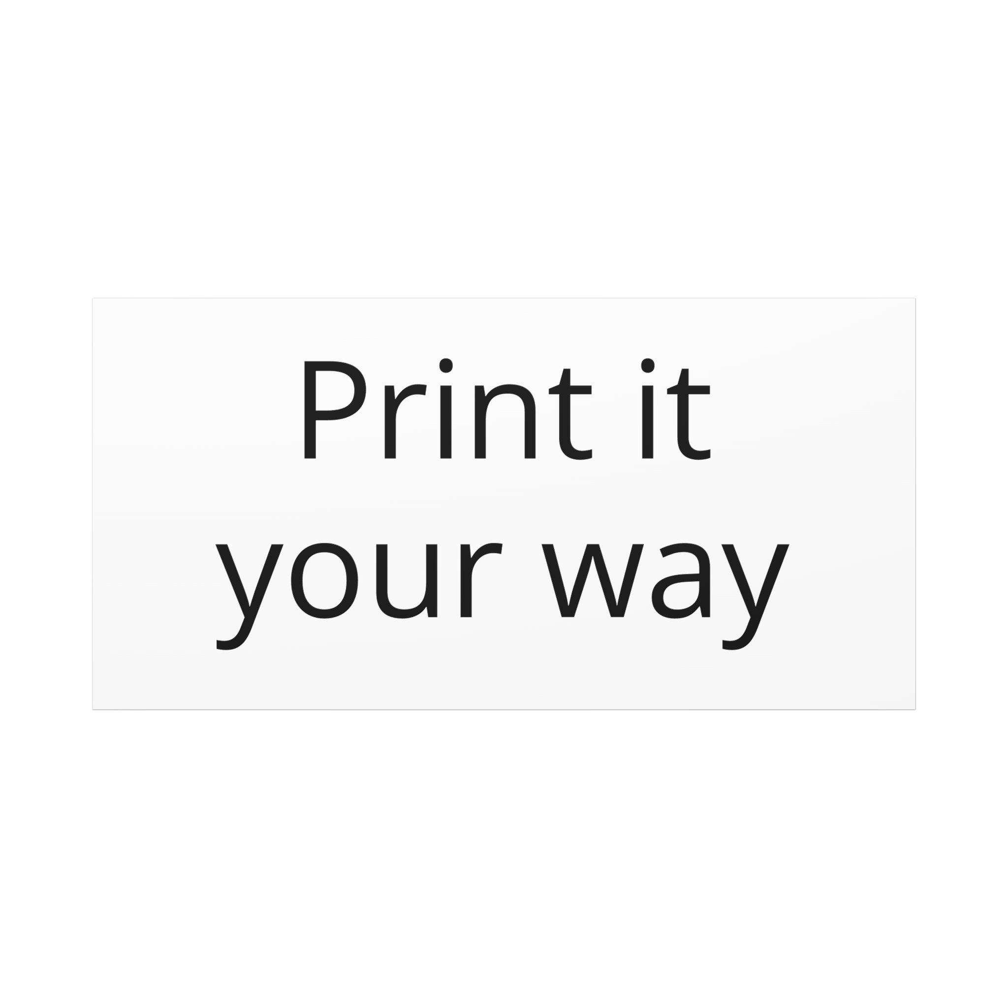Matte Canvas, Stretched, 1.25"