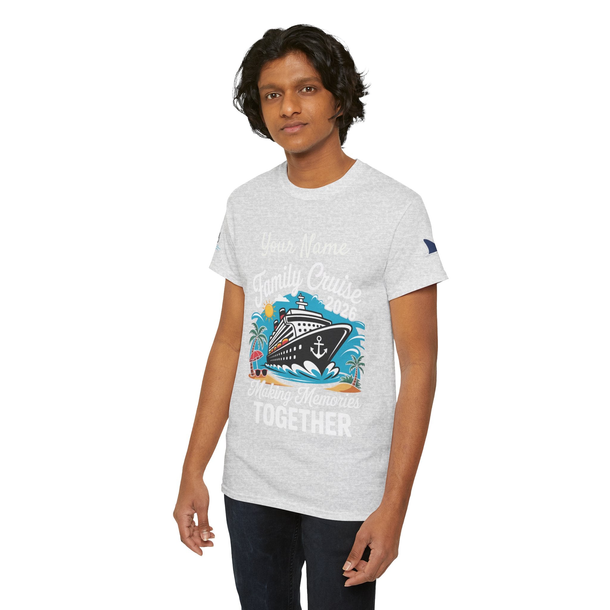 Family Cruise T‑Shirt — Customizable 'Making Memories Together' Cruise Vacation Tee