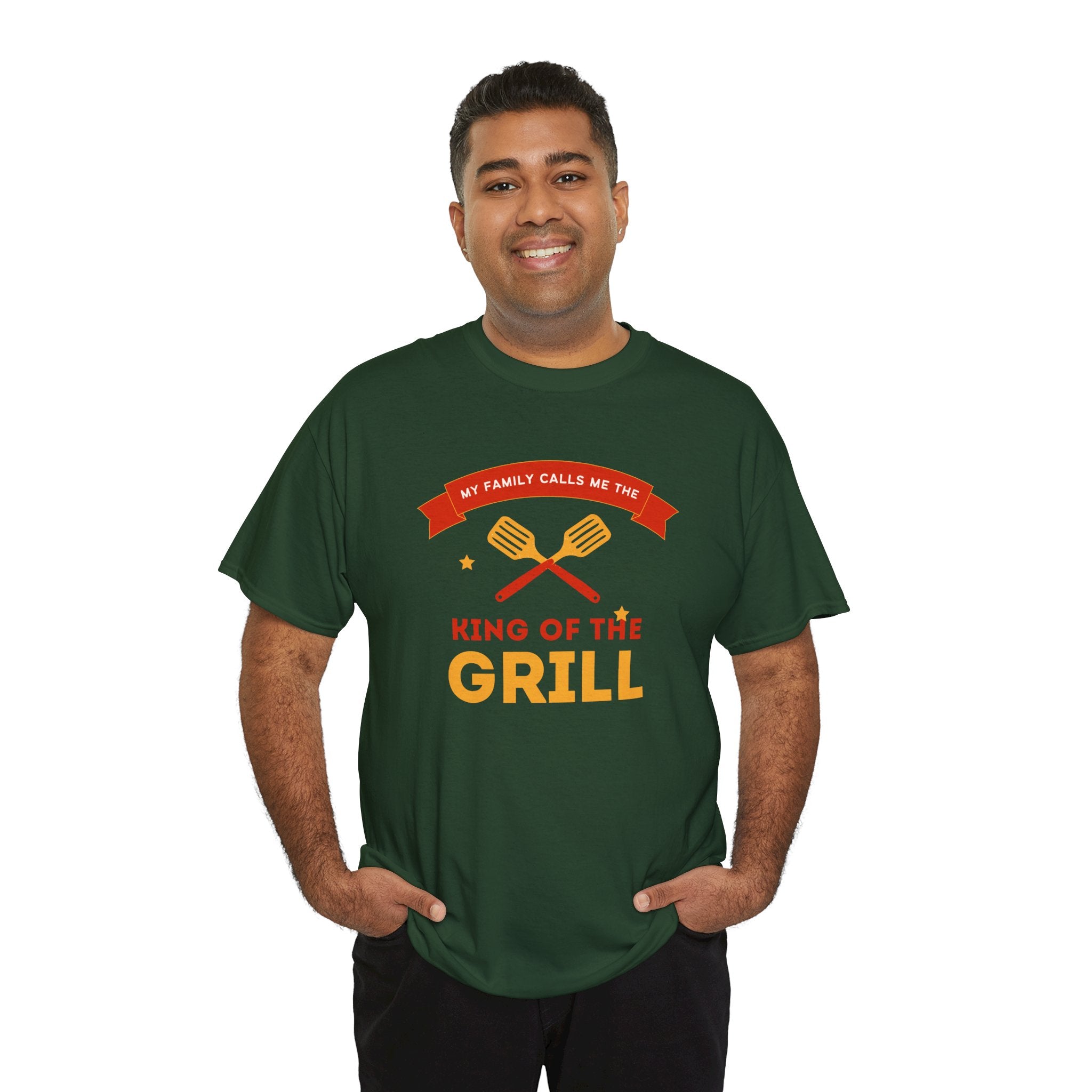 King of the Grill T-Shirt — My Family Calls Me The King of the Grill BBQ Tee