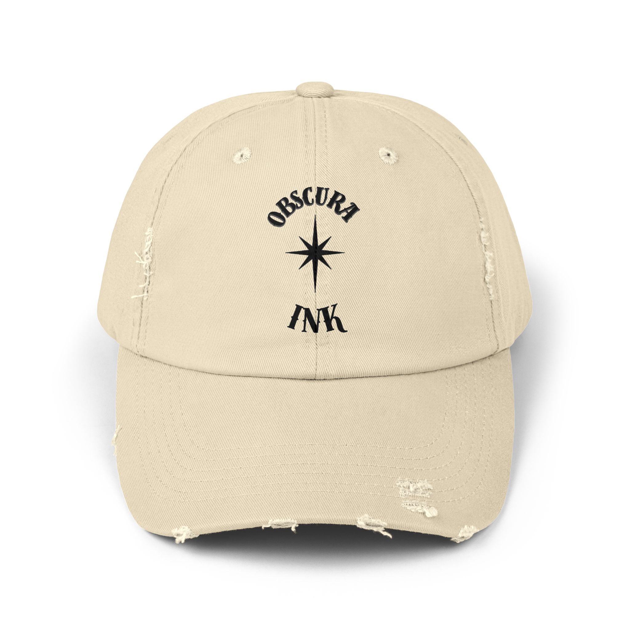 Obscura Ink LOGO ~ Distressed Baseball Cap