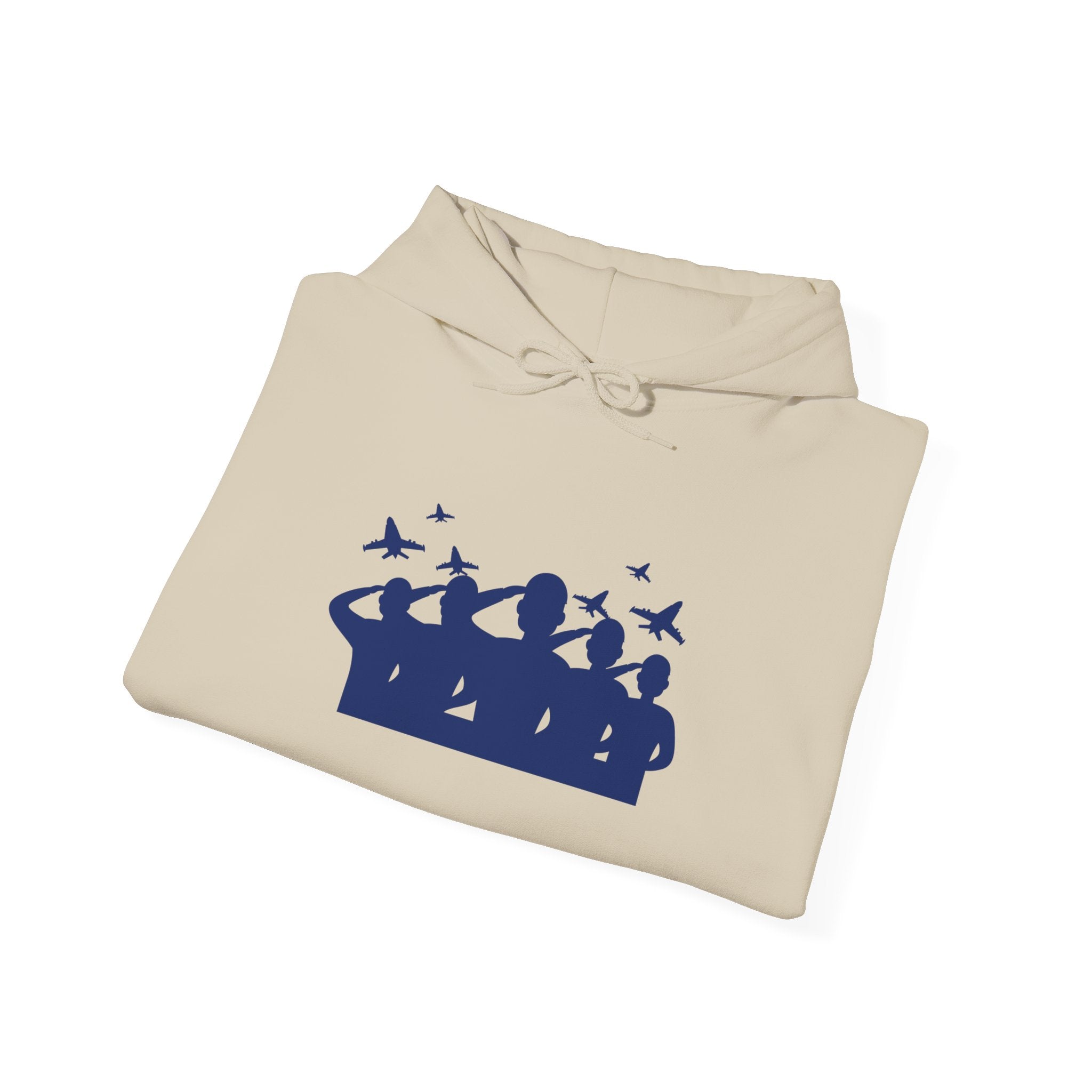 Patriotic Salute Hoodie – Military Family Stars Pullover