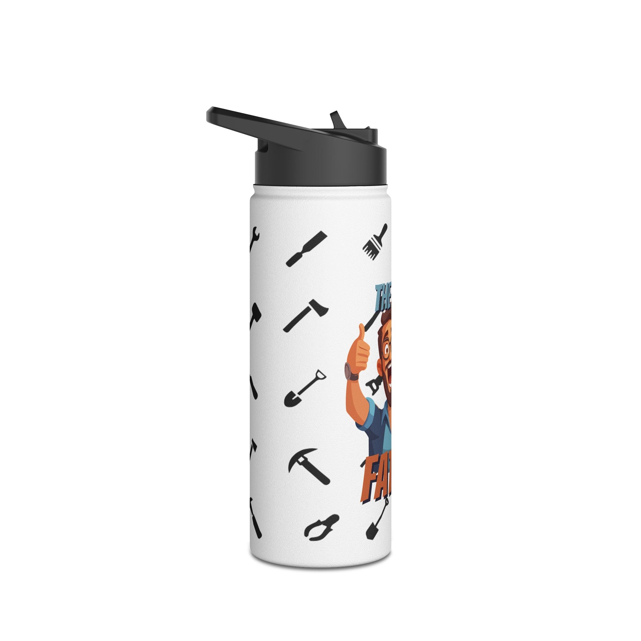 The Best Father Stainless Steel Water Bottle — Dad Gift for Father’s Day