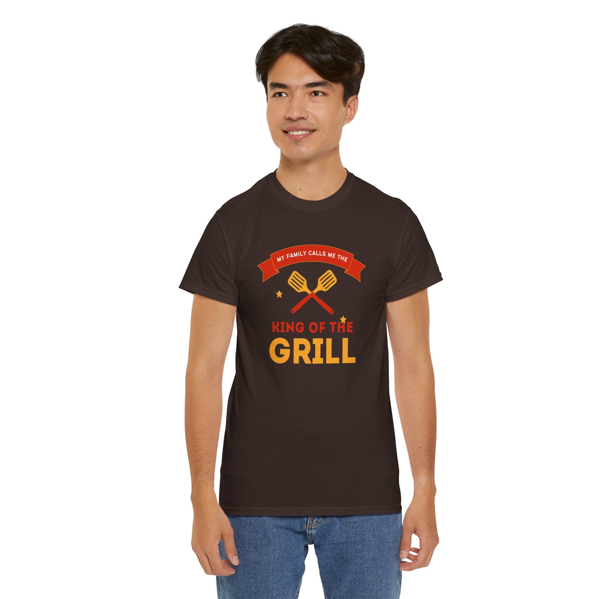 King of the Grill T-Shirt — My Family Calls Me The King of the Grill BBQ Tee
