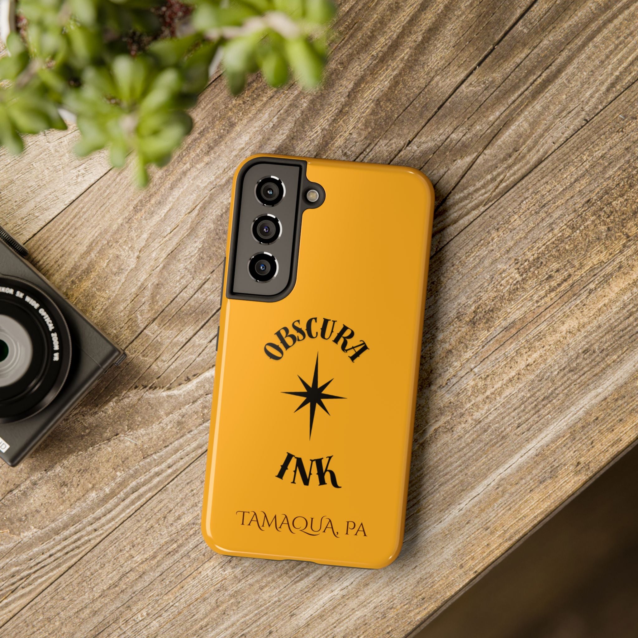 Tough Phone Case — Obscura Ink Compass Design (Tamaqua, PA)