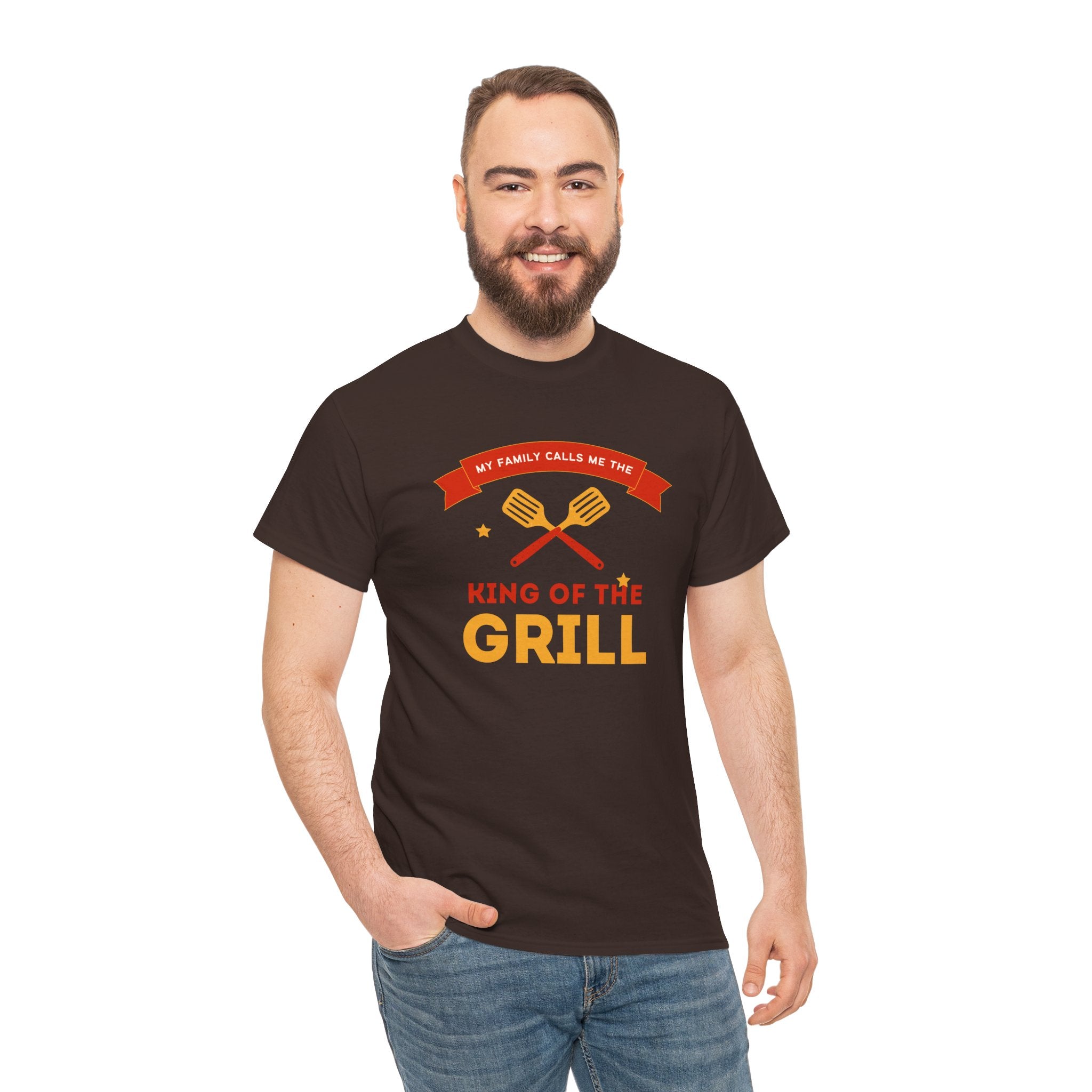 King of the Grill T-Shirt — My Family Calls Me The King of the Grill BBQ Tee