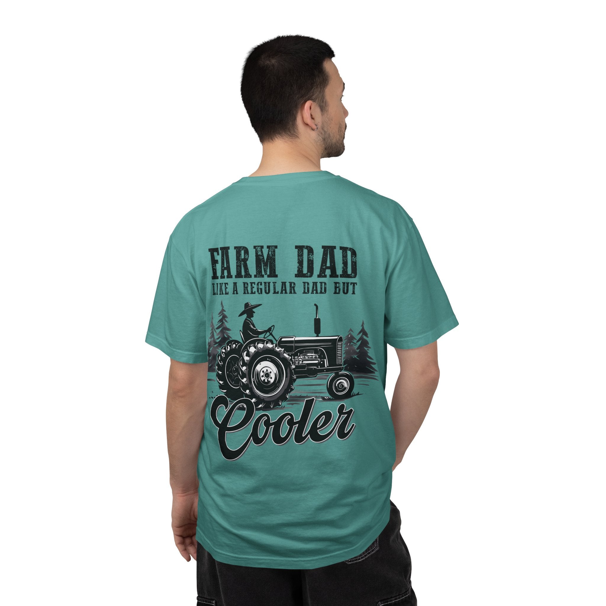 Farmer Dad T-Shirt — Rustic Farm Animals Graphic Tee