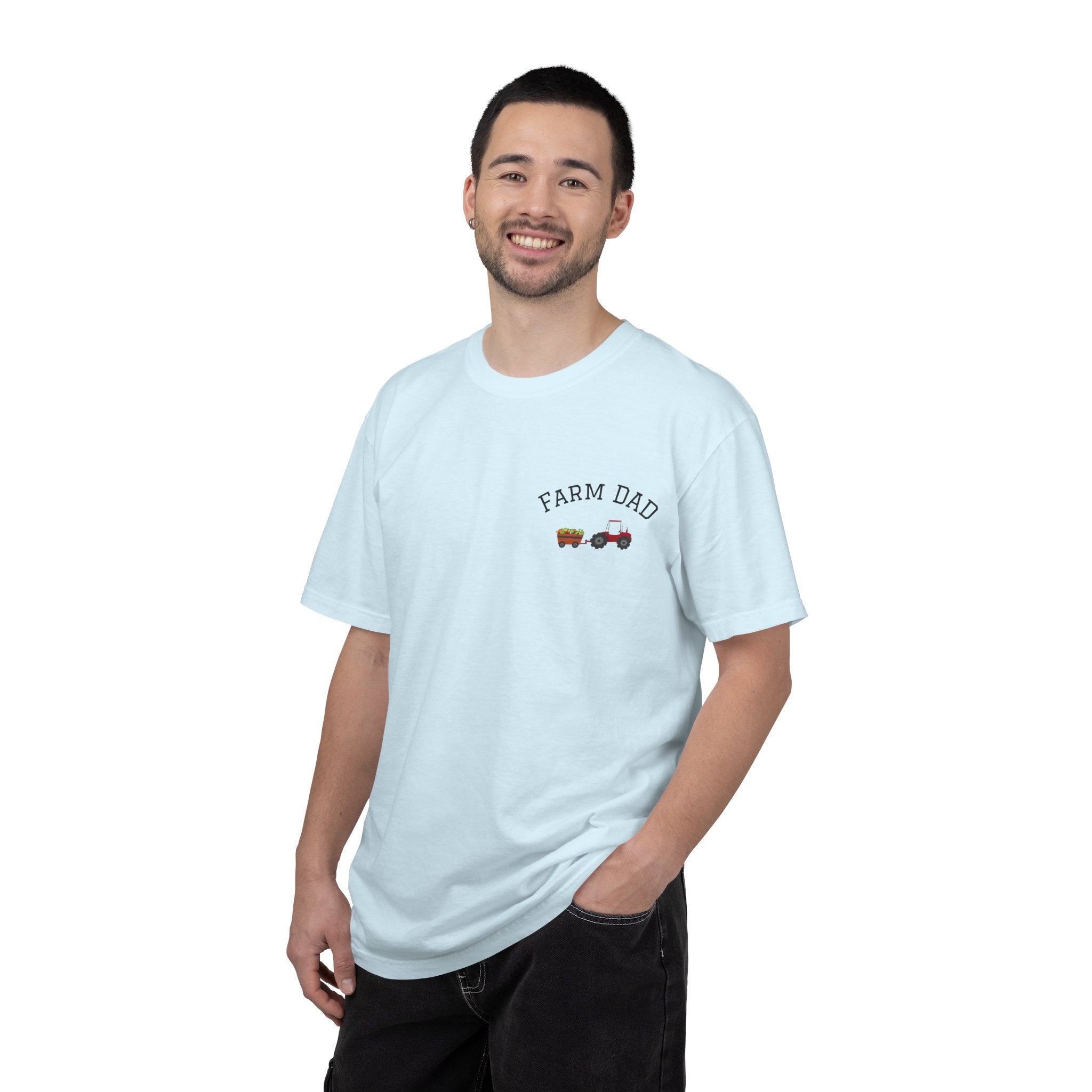 Farmer Dad T-Shirt — Rustic Farm Animals Graphic Tee
