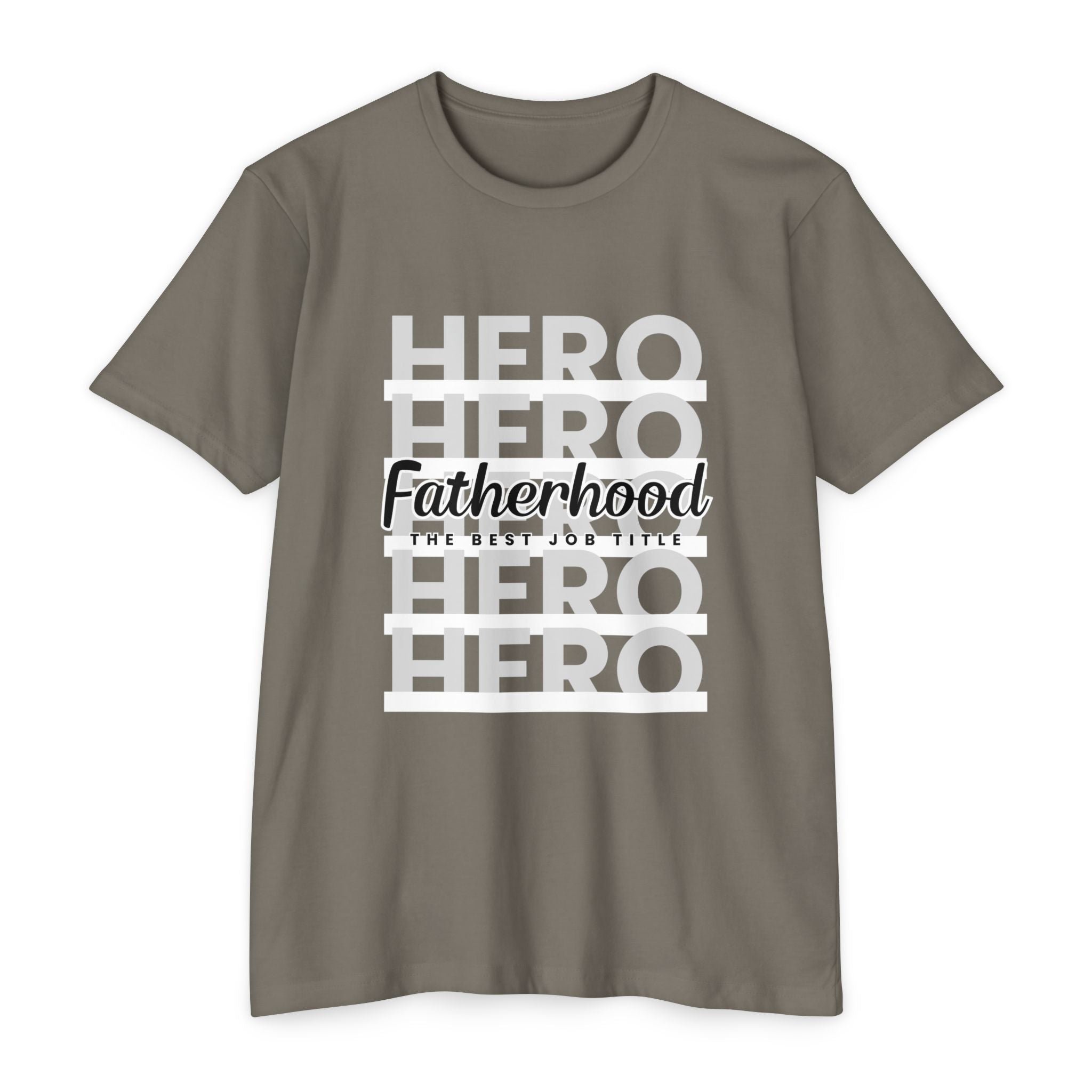 Fatherhood Hero T-Shirt — "Fatherhood: The Ultimate Title" Graphic Tee