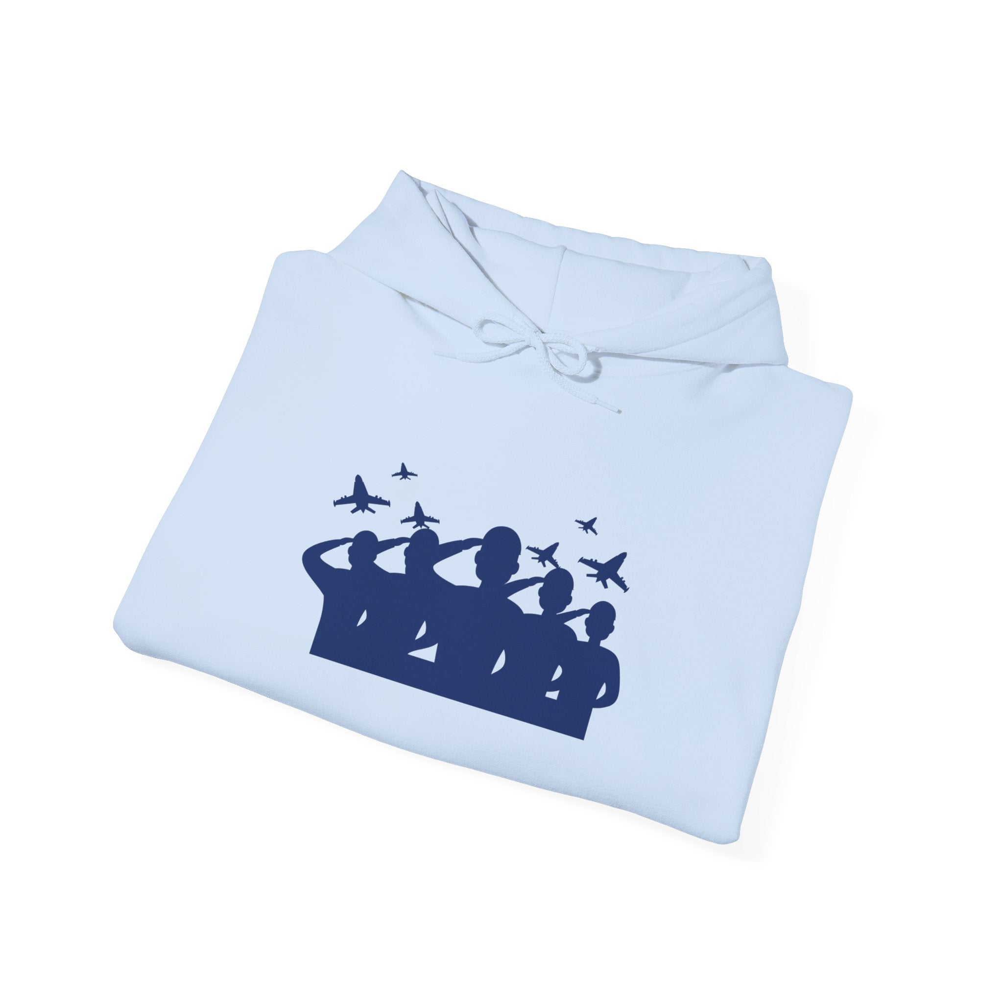 Patriotic Salute Hoodie – Military Family Stars Pullover
