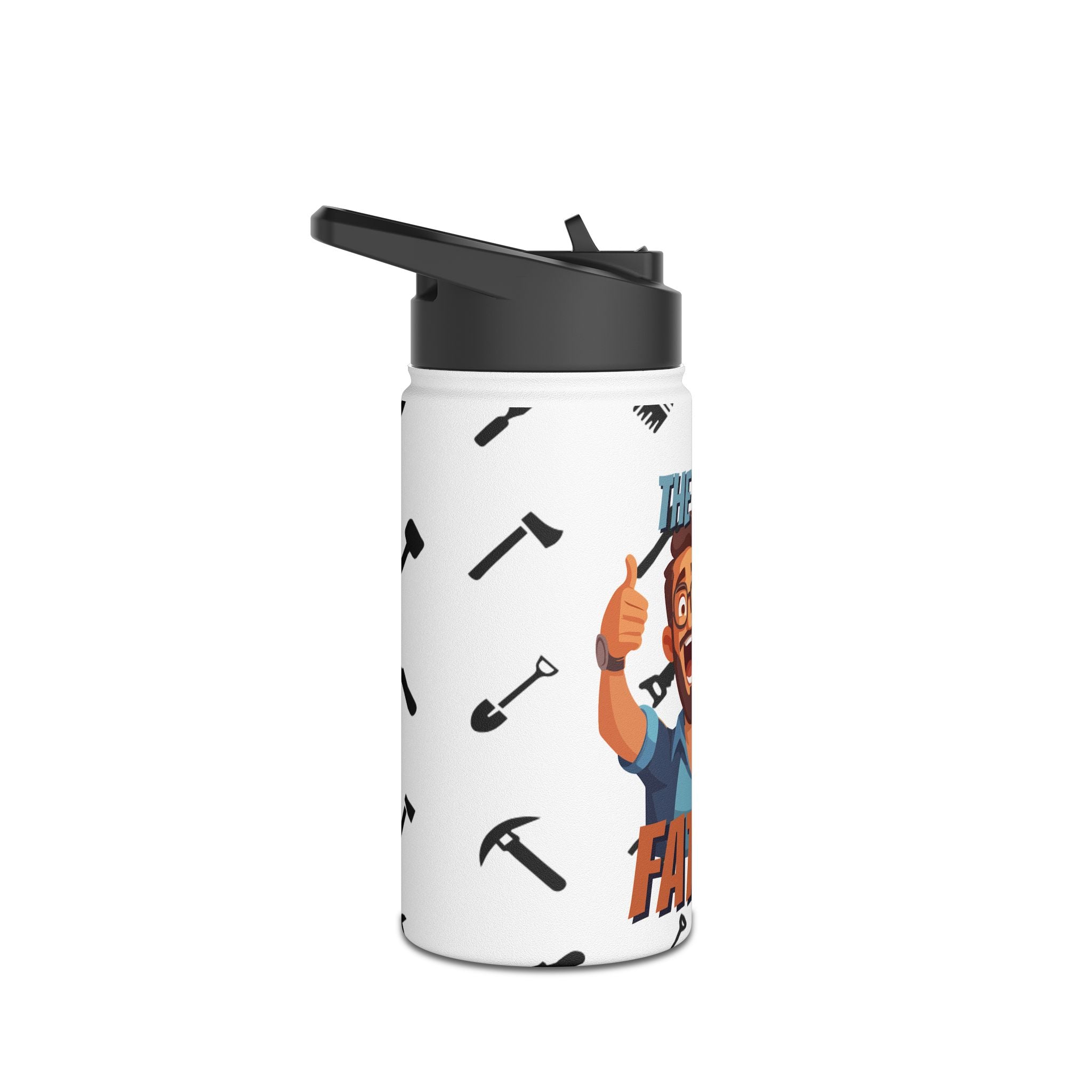 The Best Father Stainless Steel Water Bottle — Dad Gift for Father’s Day