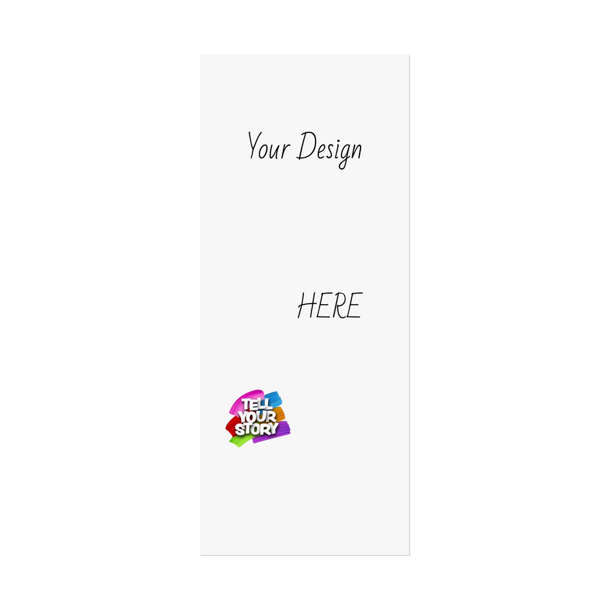 Fine Art Poster — Custom Vertical "Your Design Here" Wall Art (Tell Your Story)