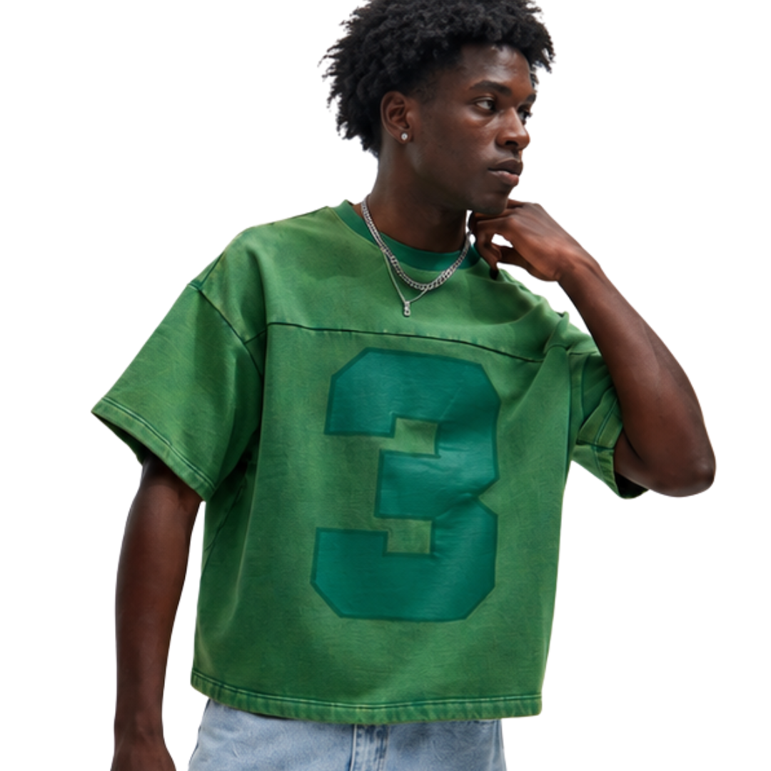 . The Wolverine cropped soft cotton tee for Men