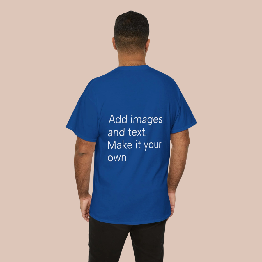 Customizable T‑Shirt – "Upload Your Designs and Watch Them Come to Life"