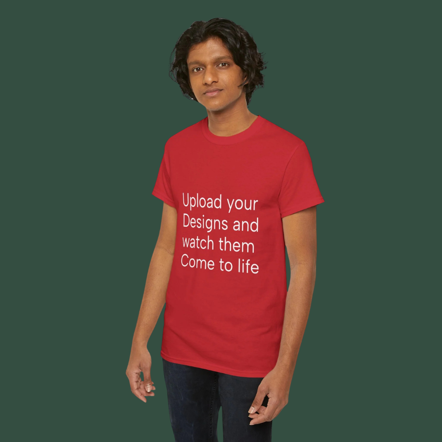 Customizable T‑Shirt – "Upload Your Designs and Watch Them Come to Life"