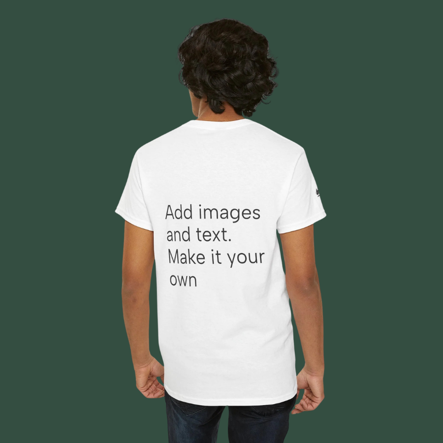 Customizable T‑Shirt – "Upload Your Designs and Watch Them Come to Life"
