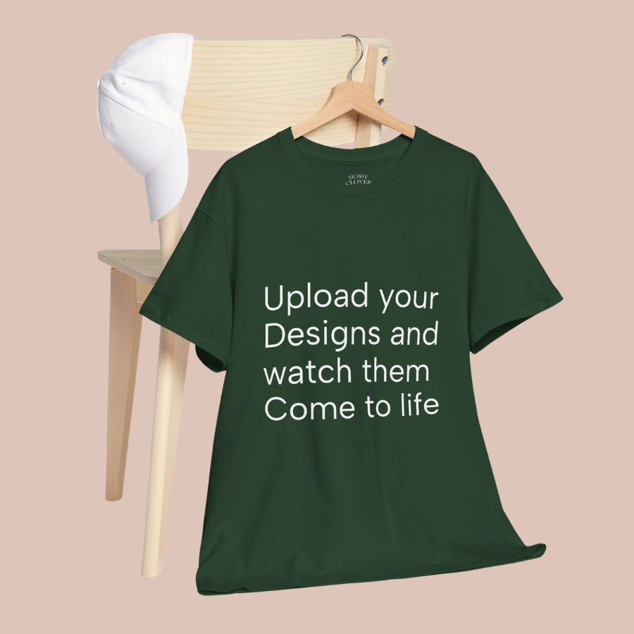 Customizable T‑Shirt – "Upload Your Designs and Watch Them Come to Life"