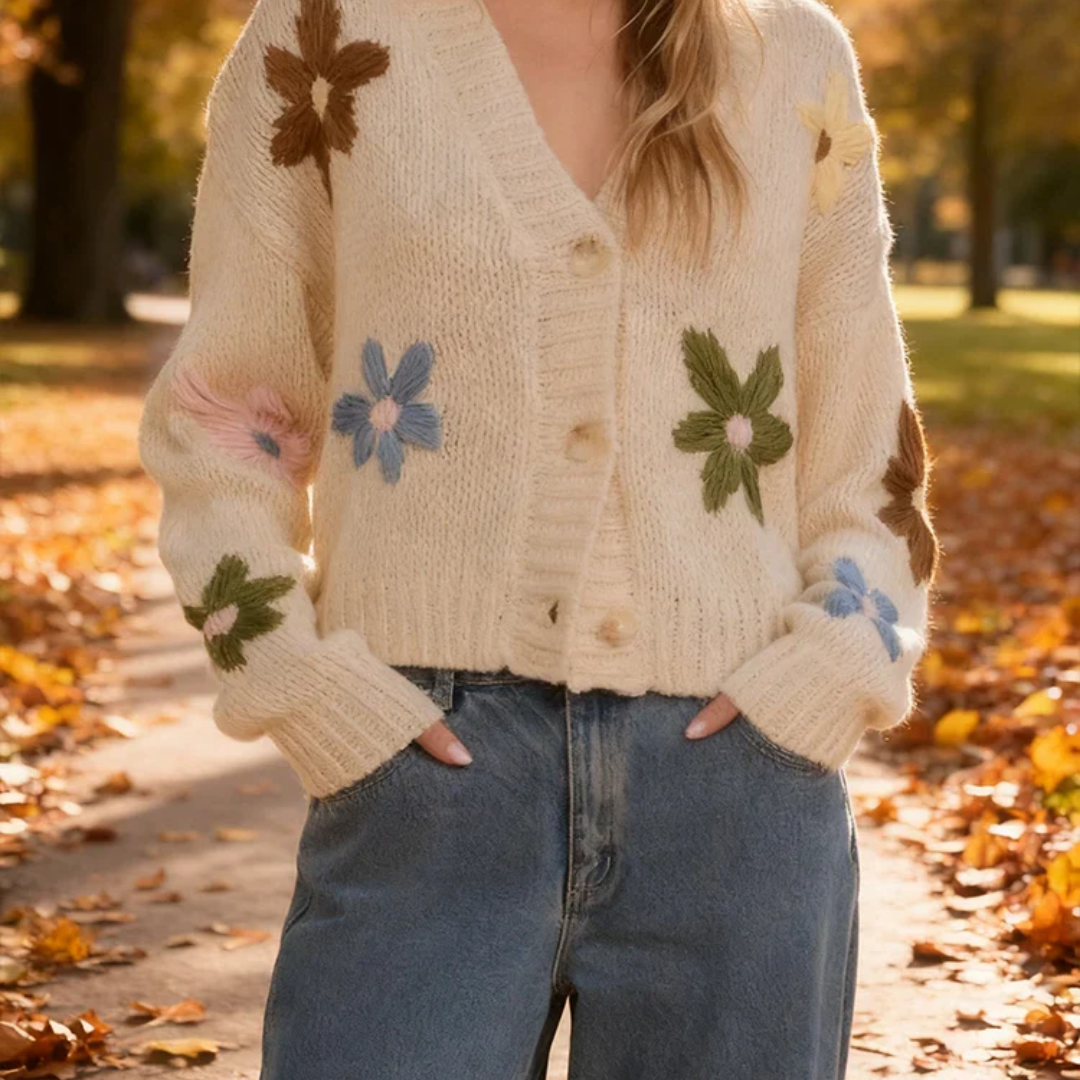 The Wildflower button up Cardigan For Women