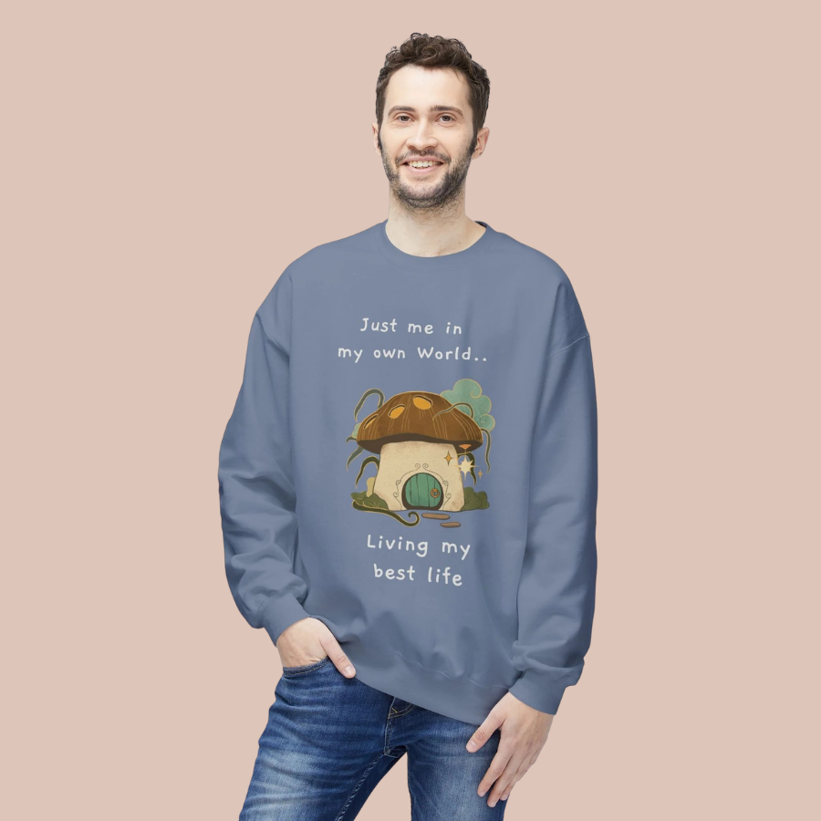 Cozy Mushroom House Sweatshirt — Crewneck