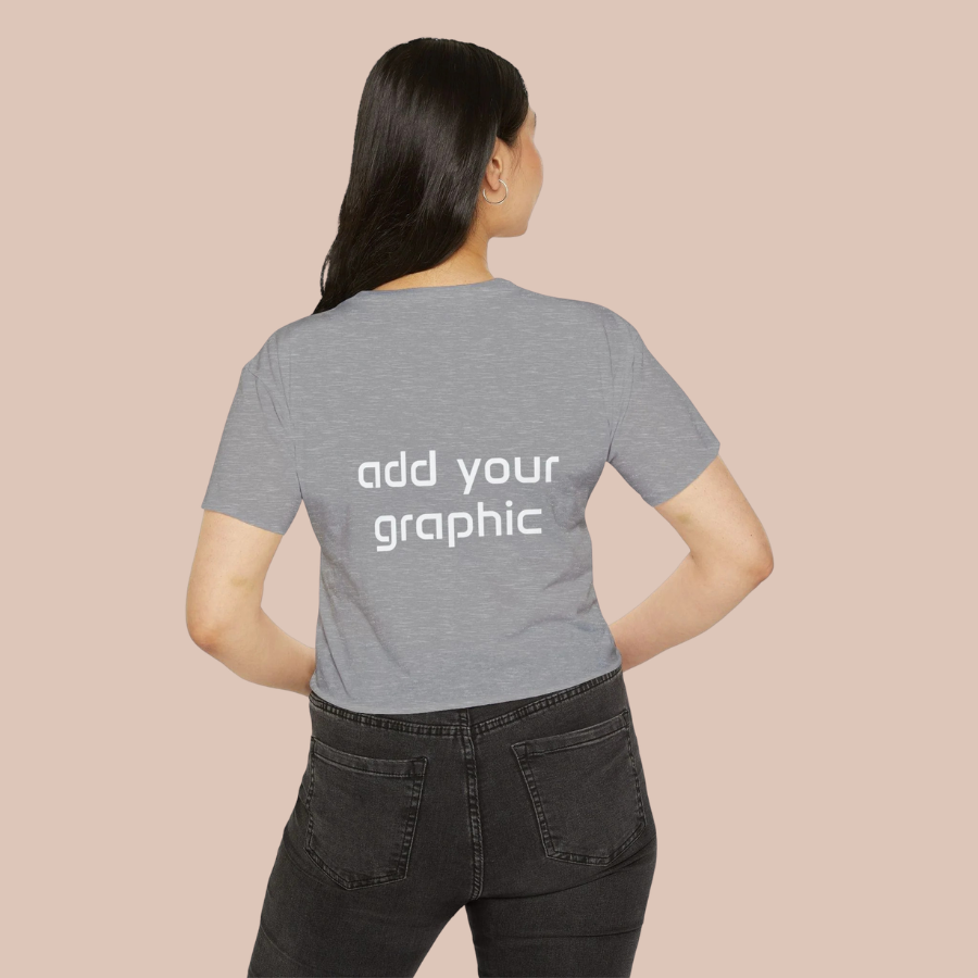 Women's Festival Crop Top — Customizable Graphic Crop Tee