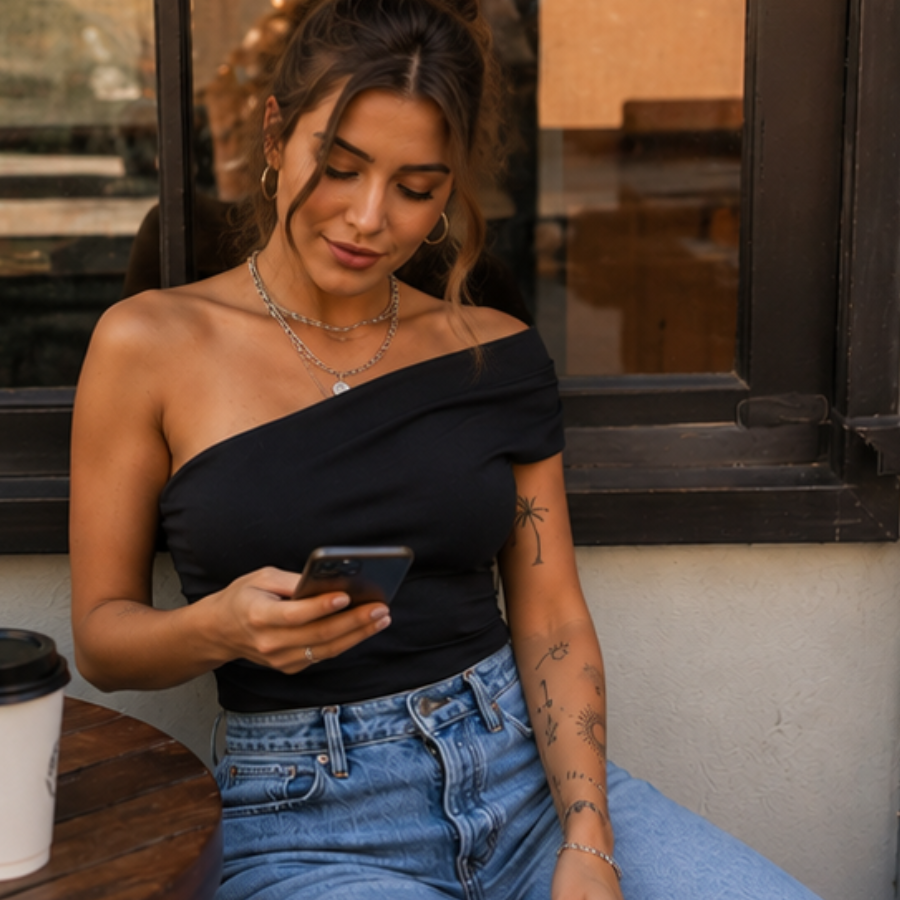 The Noir One-Shoulder Bodysuit