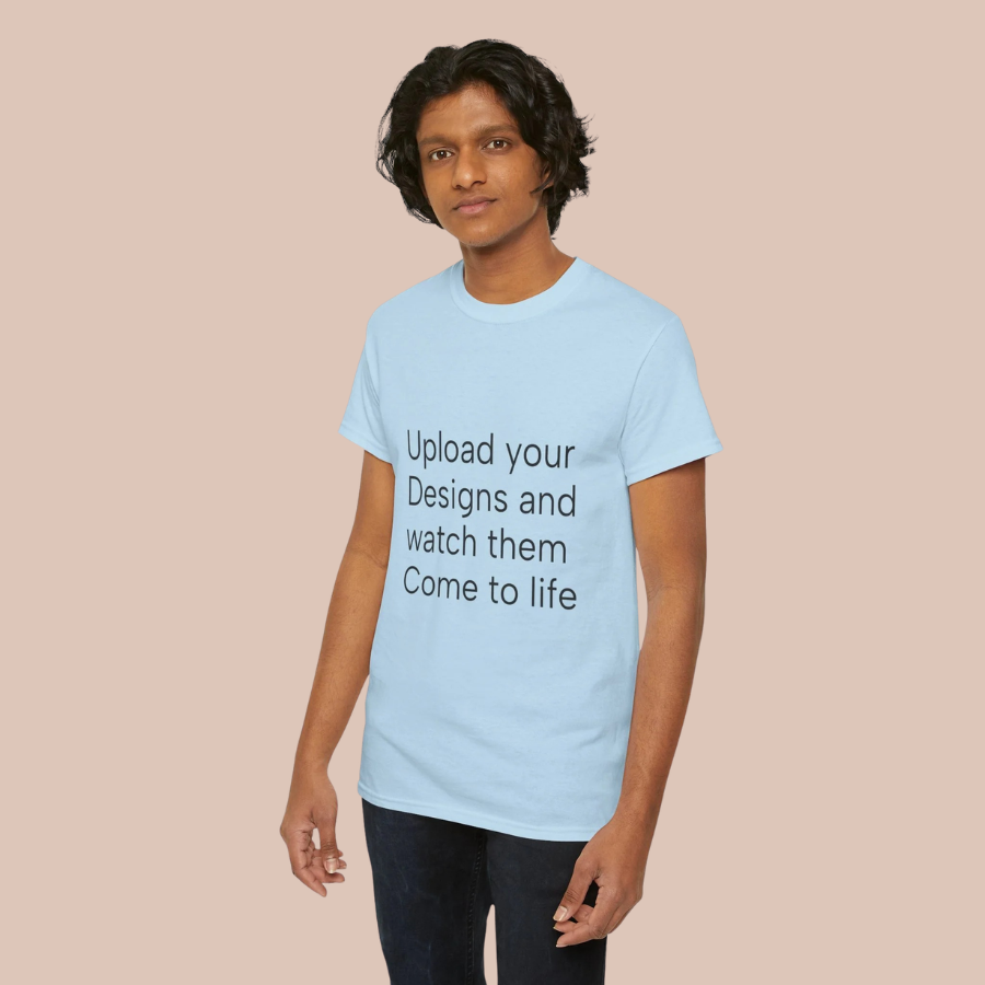 Customizable T‑Shirt – "Upload Your Designs and Watch Them Come to Life"