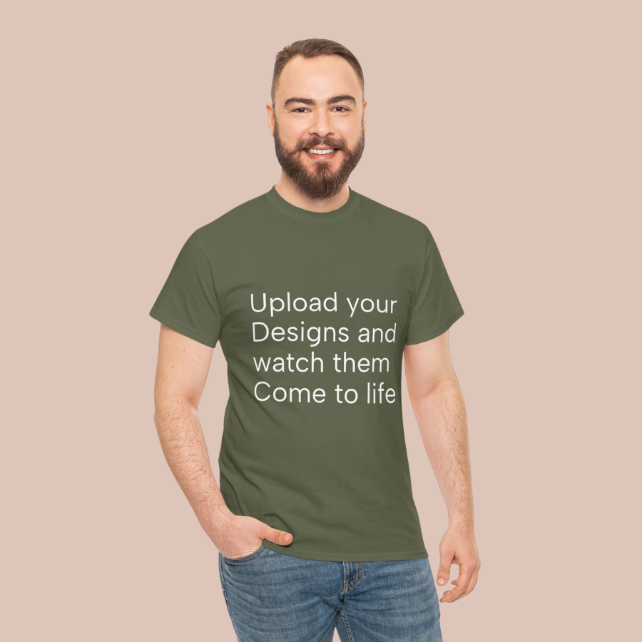 Customizable T‑Shirt – "Upload Your Designs and Watch Them Come to Life"