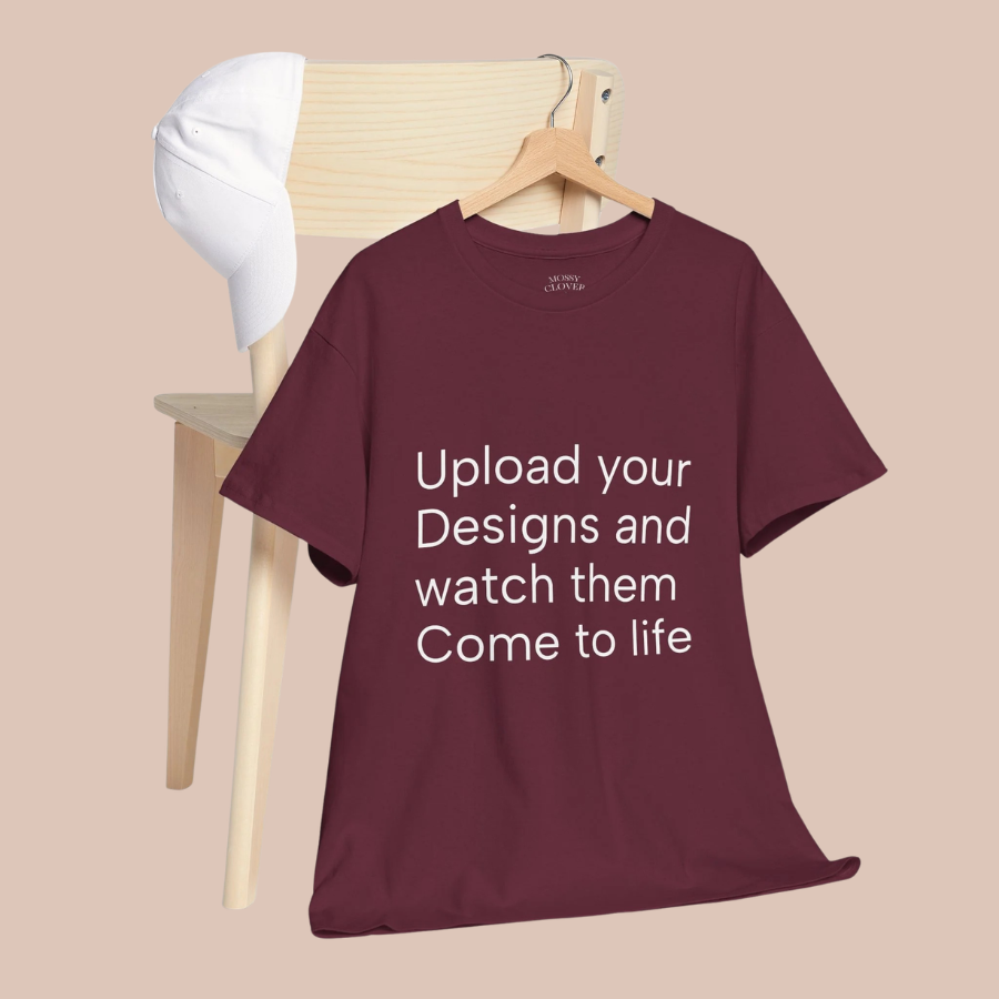 Customizable T‑Shirt – "Upload Your Designs and Watch Them Come to Life"