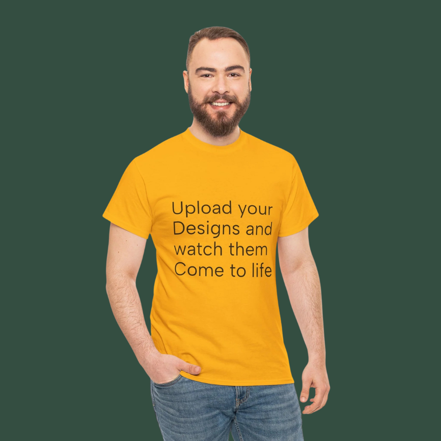 Customizable T‑Shirt – "Upload Your Designs and Watch Them Come to Life"