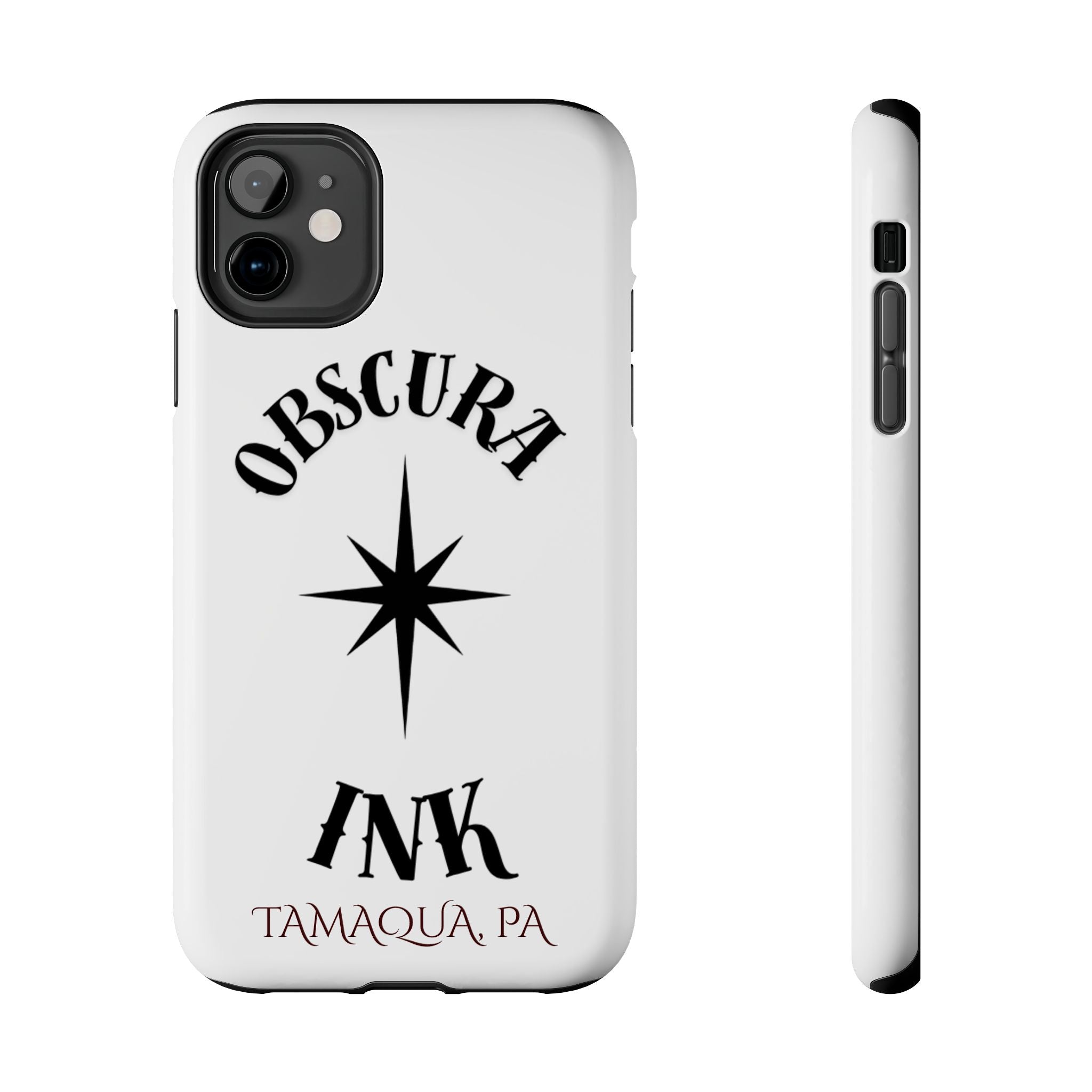 Tough Phone Case — Obscura Ink Compass Design (Tamaqua, PA)