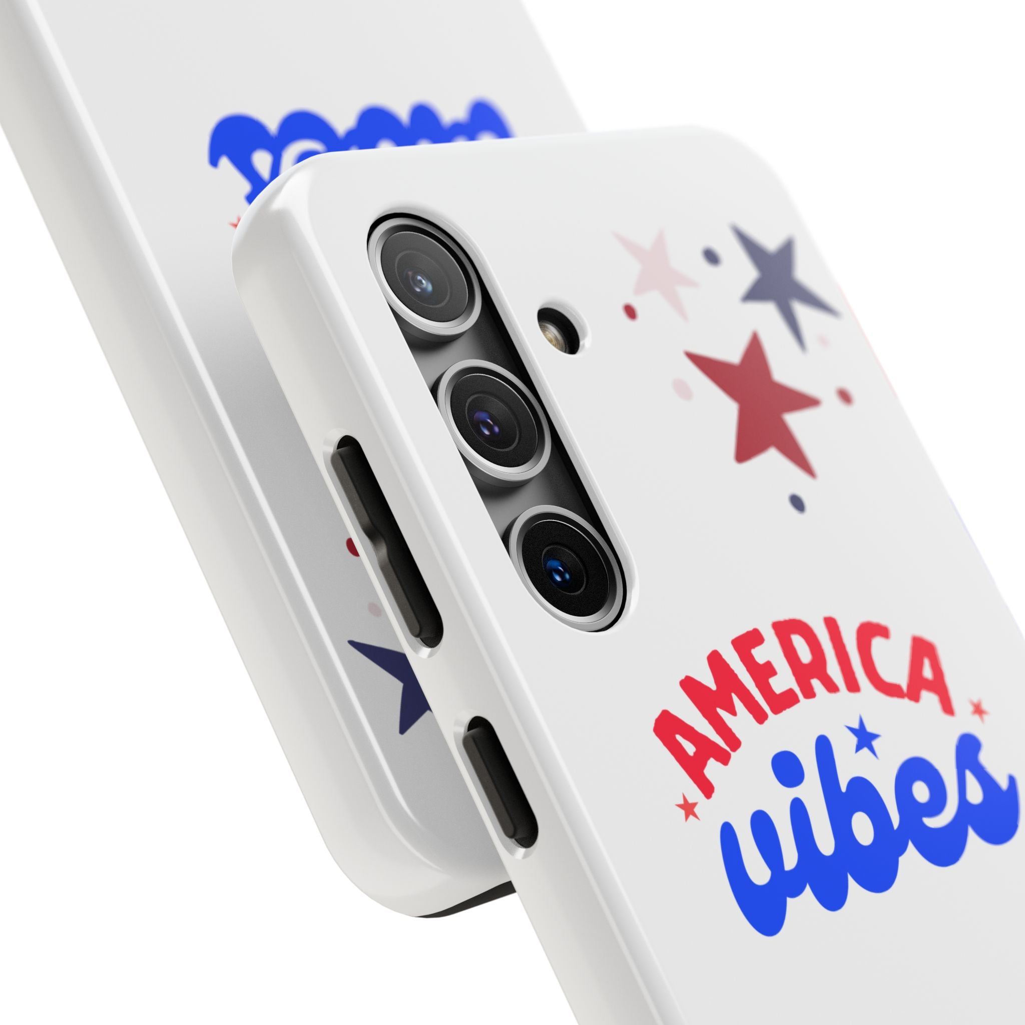America Vibes Tough Phone Case — Patriotic Red White Blue Stars iPhone Case