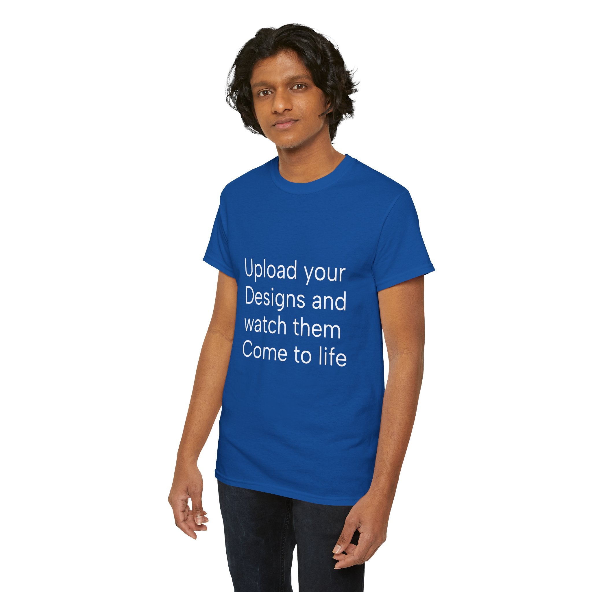 Customizable T‑Shirt – "Upload Your Designs and Watch Them Come to Life"