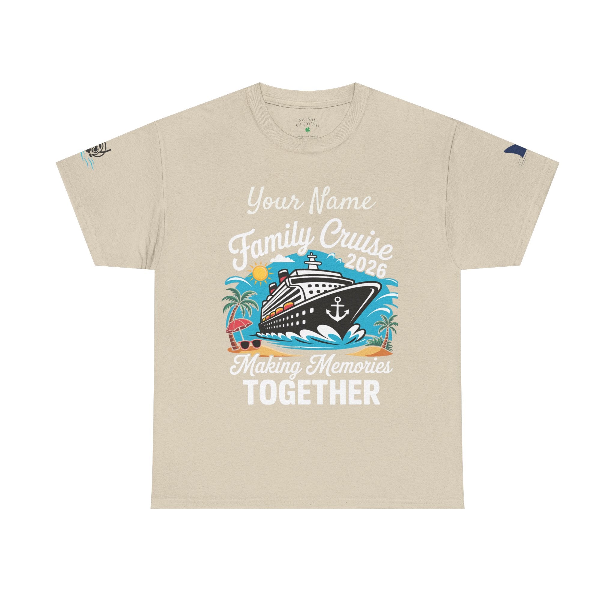 Family Cruise T‑Shirt — Customizable 'Making Memories Together' Cruise Vacation Tee