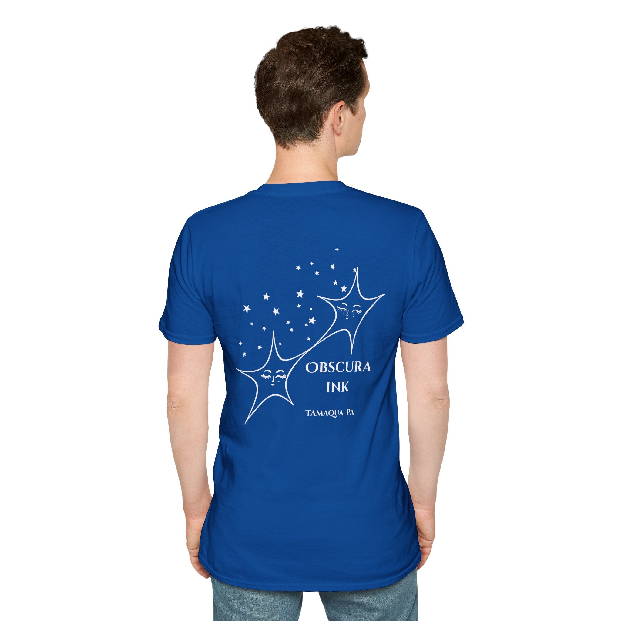 Stars logo ~ Back ~ Obscura Ink Signature Tee