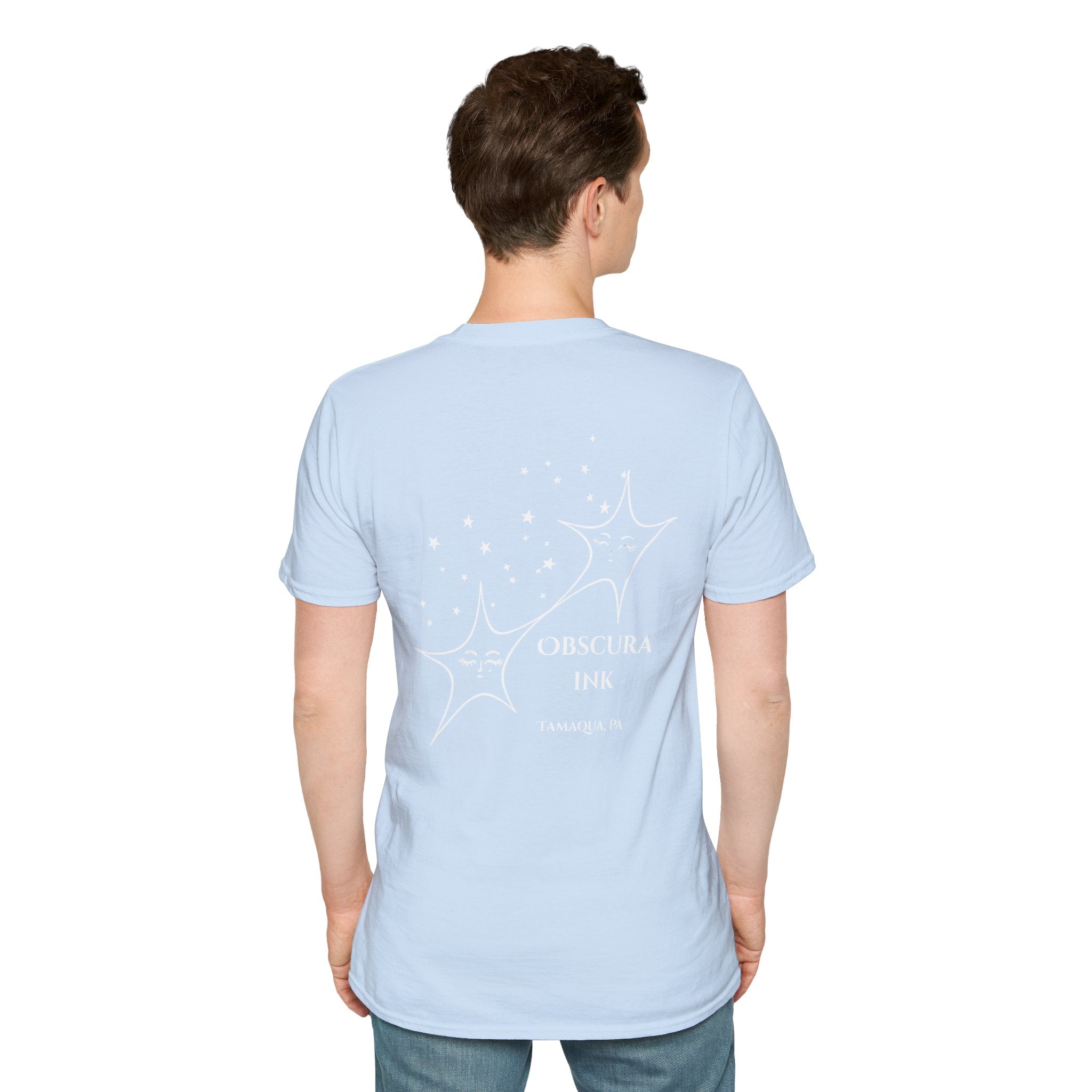 Stars logo ~ Back ~ Obscura Ink Signature Tee
