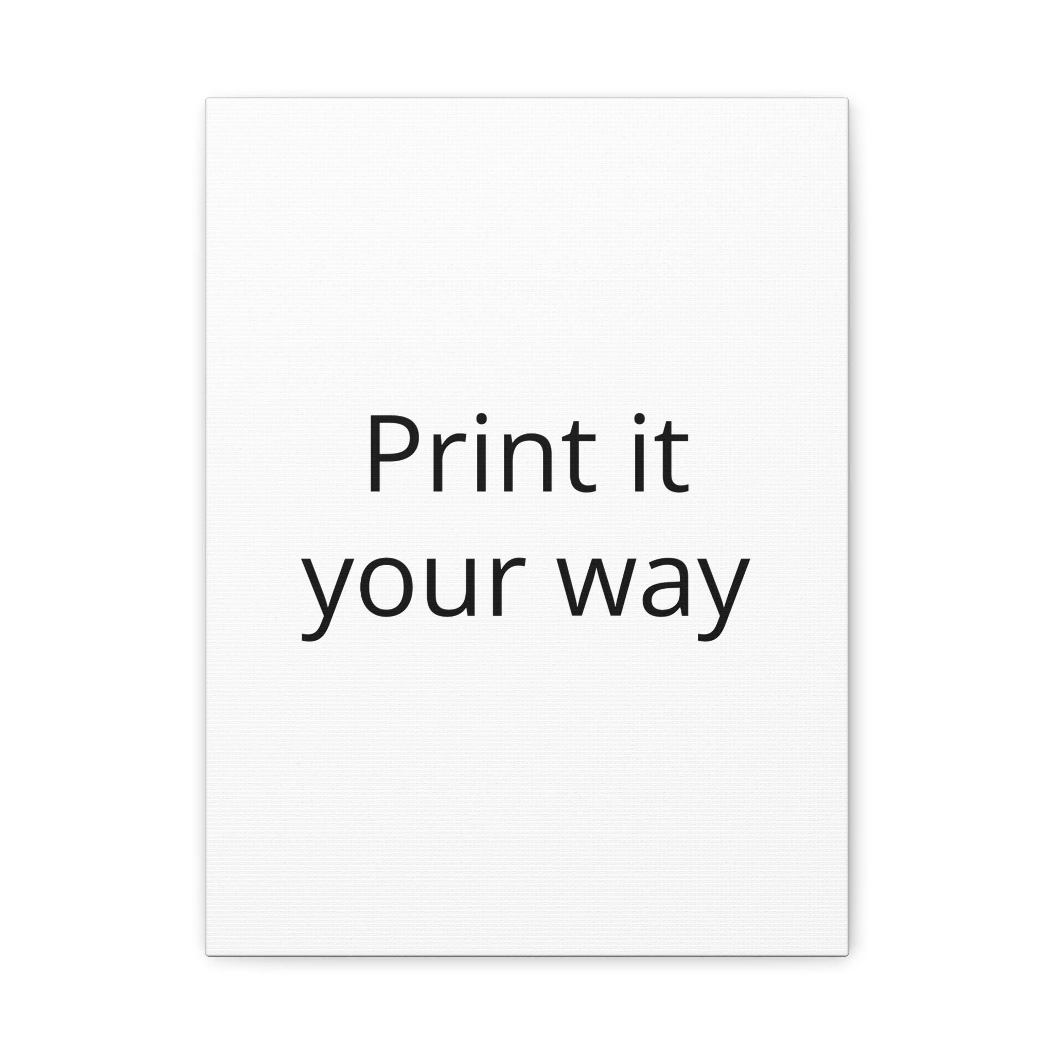 Matte Canvas, Stretched, 1.25"