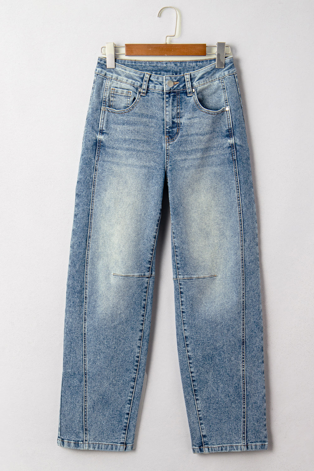 Ashford Seam Vintage Jeans — High-Rise Straight Leg Denim