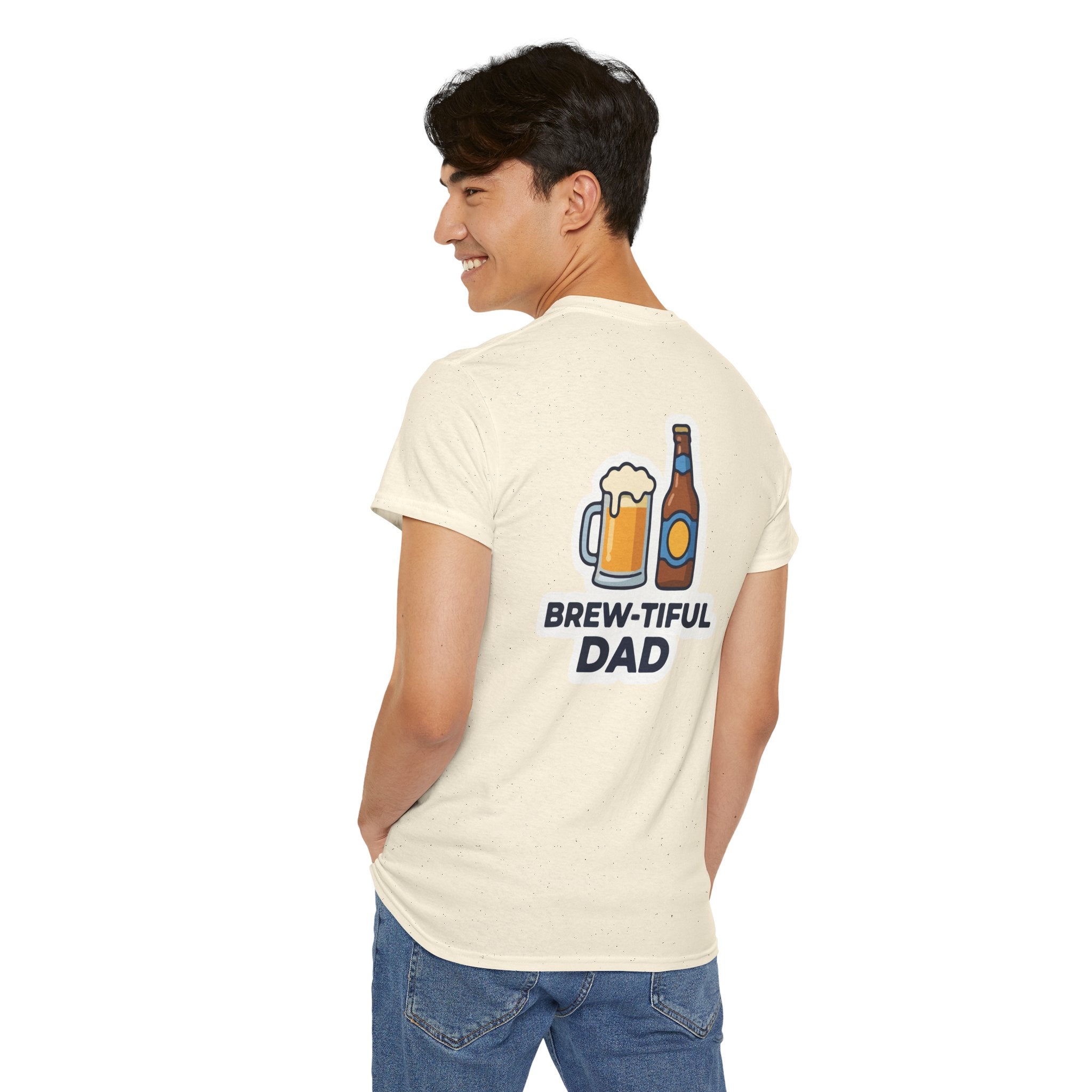 Brew-tiful Dad T-Shirt — Funny Father's Day Beer Tee