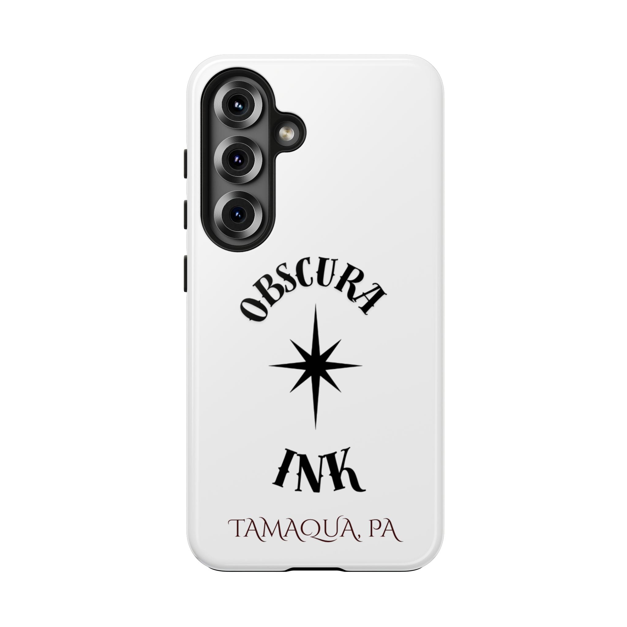 Tough Phone Case — Obscura Ink Compass Design (Tamaqua, PA)
